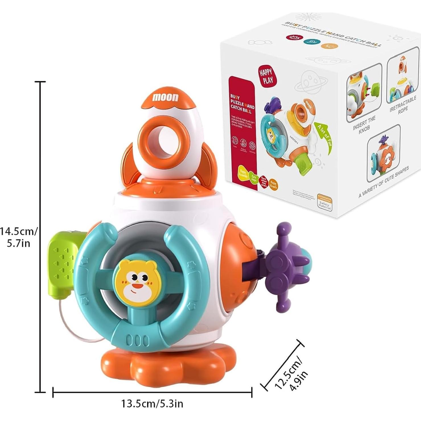 Juguete Montessori Sensorial para Bebés 0-3 Años - Cubo Actividades