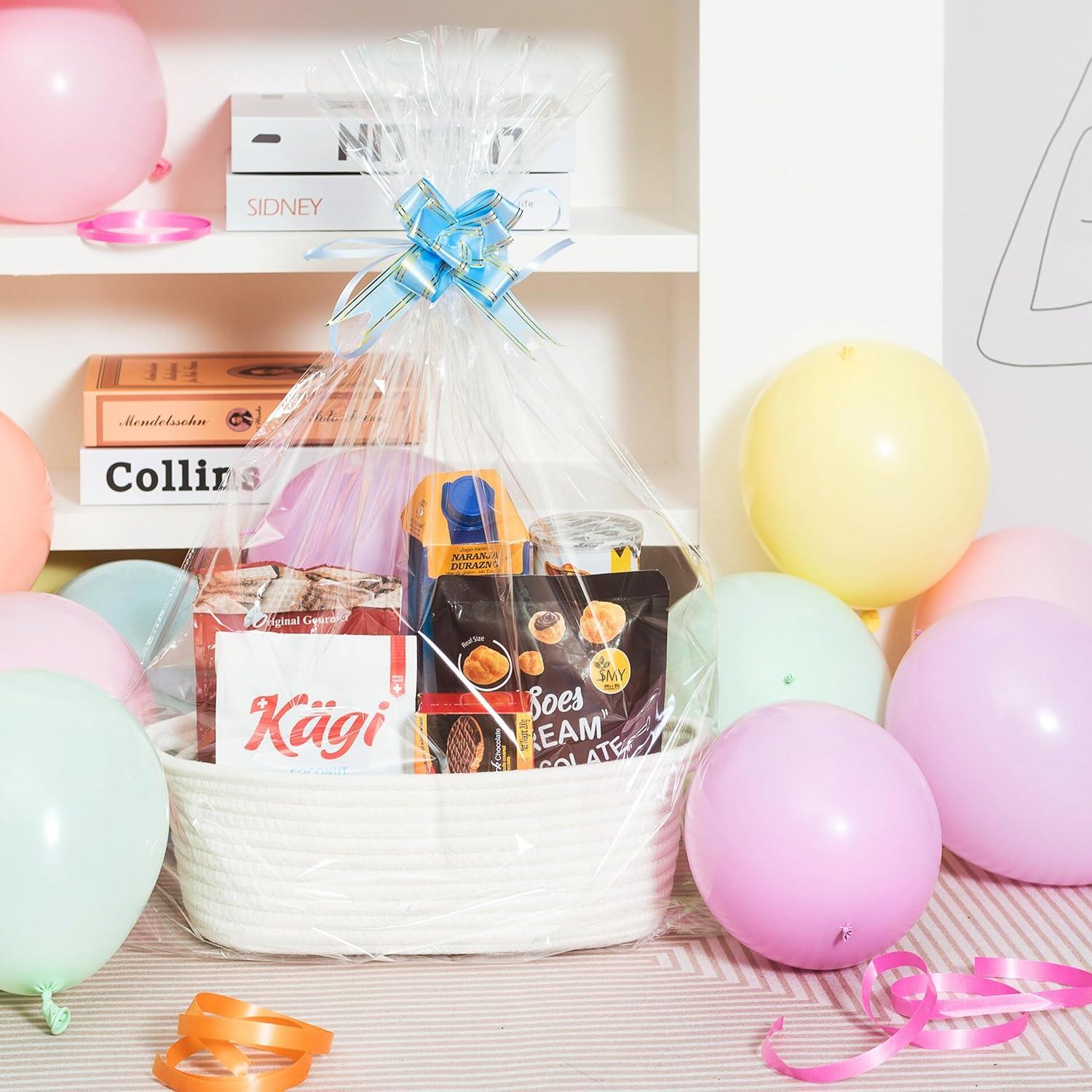 Conjunto de 5 Cestas de Almacenamiento MINTWOOD Blanco Crema