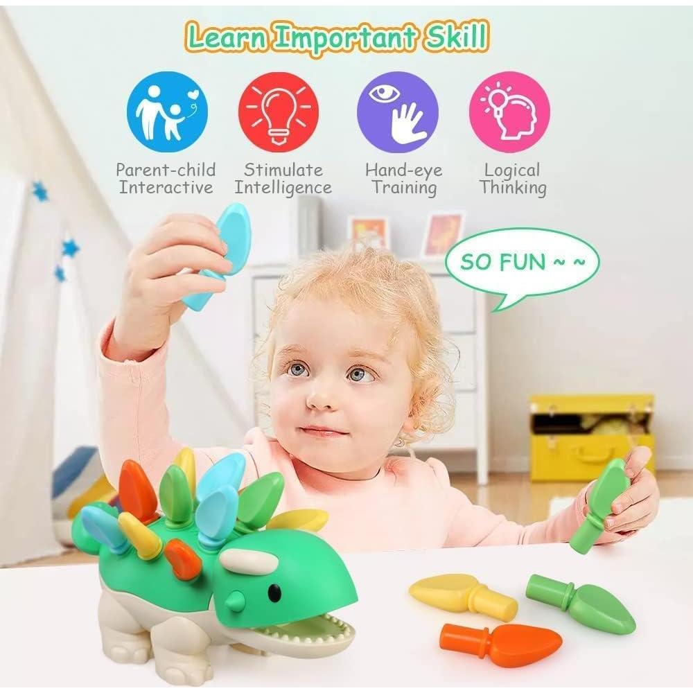 Juguete de Motricidad Fina Hirger Dinosaurio para Niños 12+ Meses