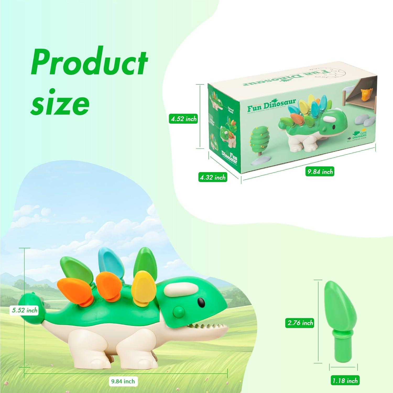 Juguete de Motricidad Fina Hirger Dinosaurio para Niños 12+ Meses