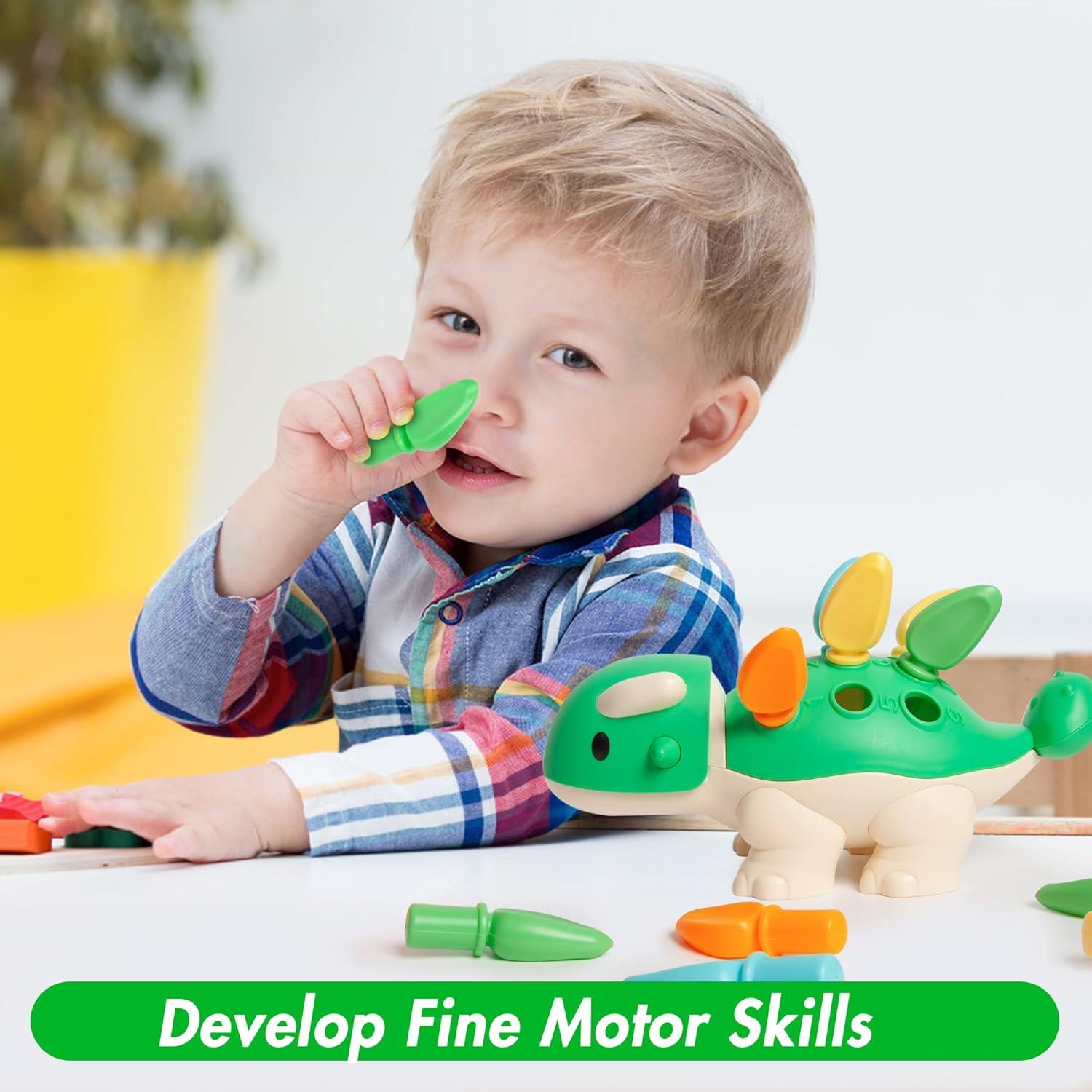 Juguete de Motricidad Fina Hirger Dinosaurio para Niños 12+ Meses