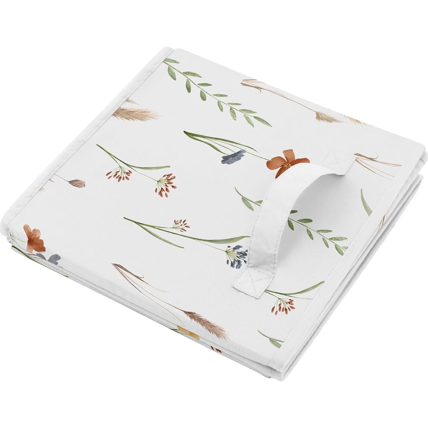 Cubos de Almacenamiento Colapsables Sweet Jojo Designs Jardín Floral - Juego de 2