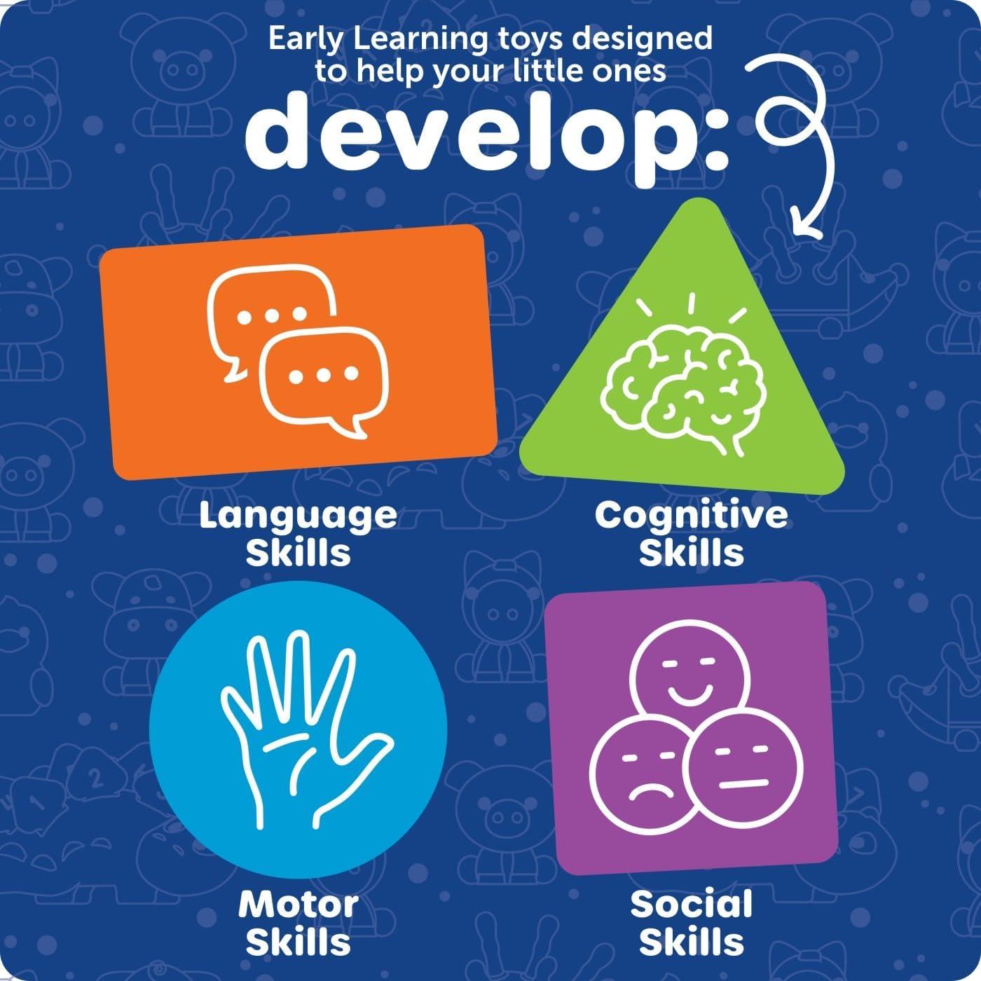 Clasificador de Formas Sol Learning Resources - Juguete Montessori 6 Piezas