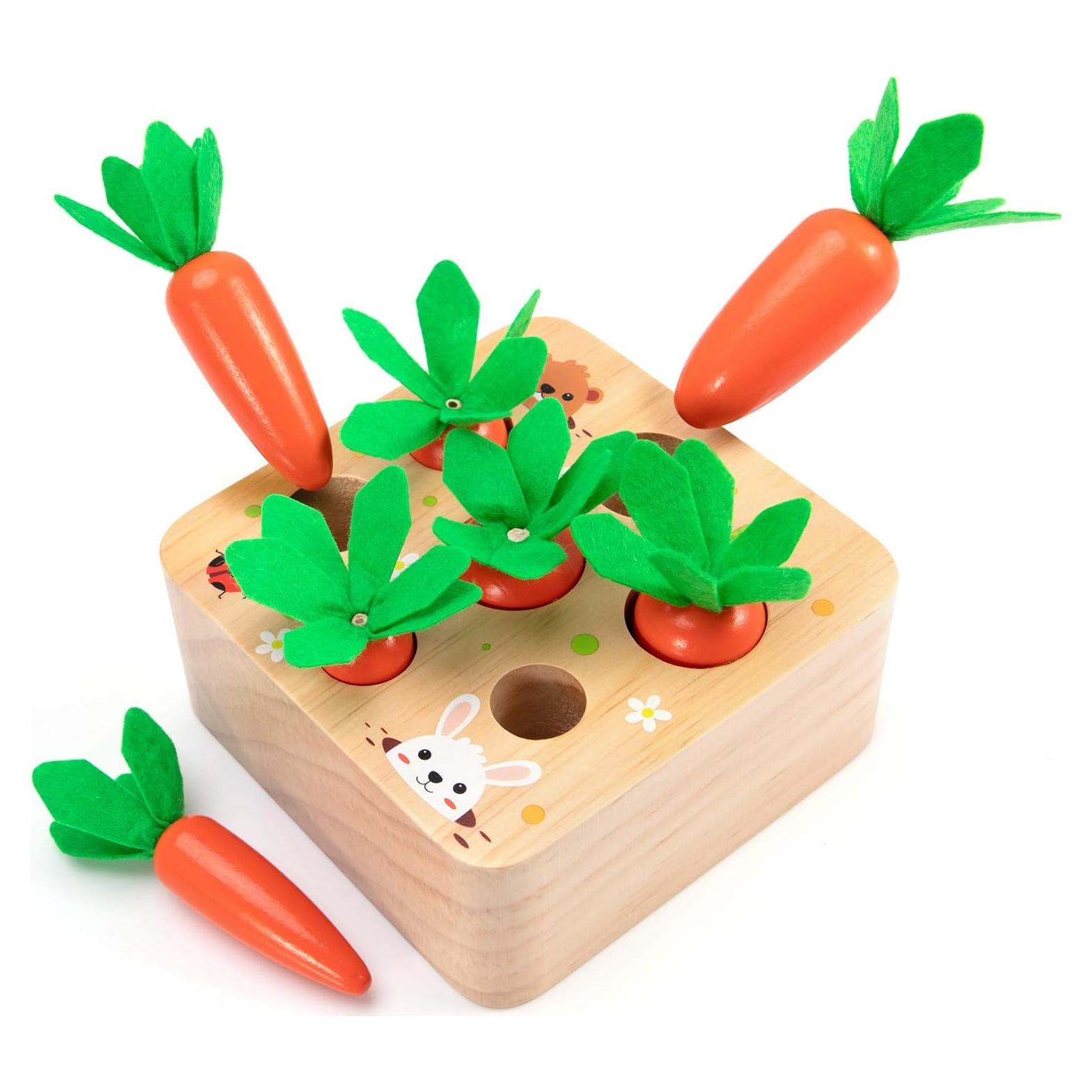 Juguetes Montessori de Madera AOJOYS para Bebés 1-3 Años