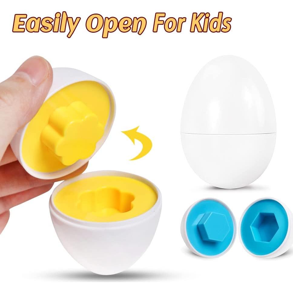 Juego de Huevos de Coincidencia Skrtuan 12 Piezas Educativo