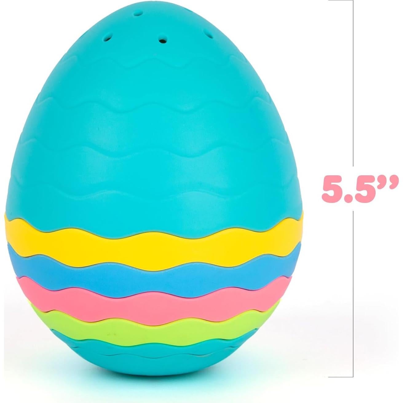 Juguete de baño apilable ArtCreativity 7 piezas colores pastel