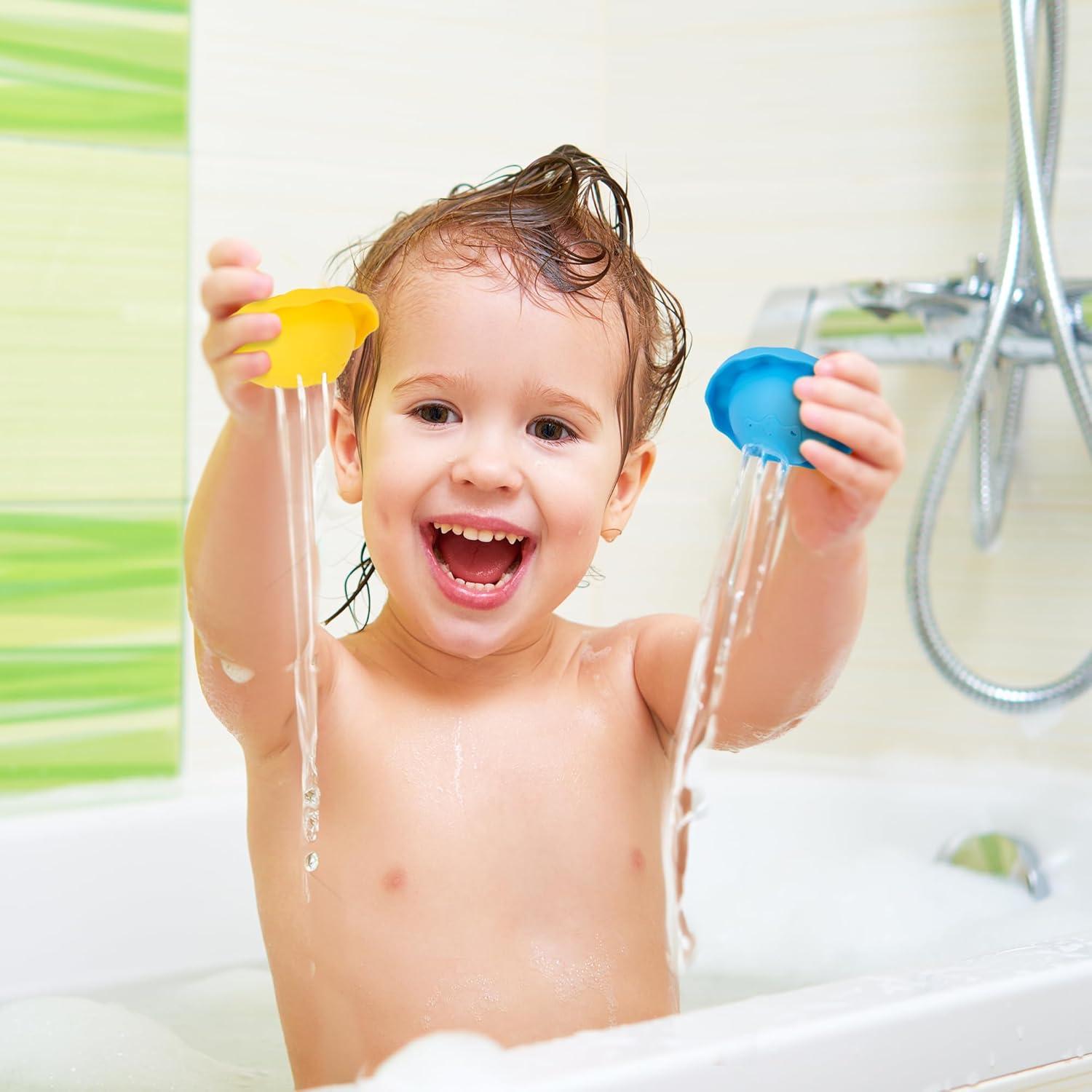 Juguete de baño apilable ArtCreativity 7 piezas colores pastel