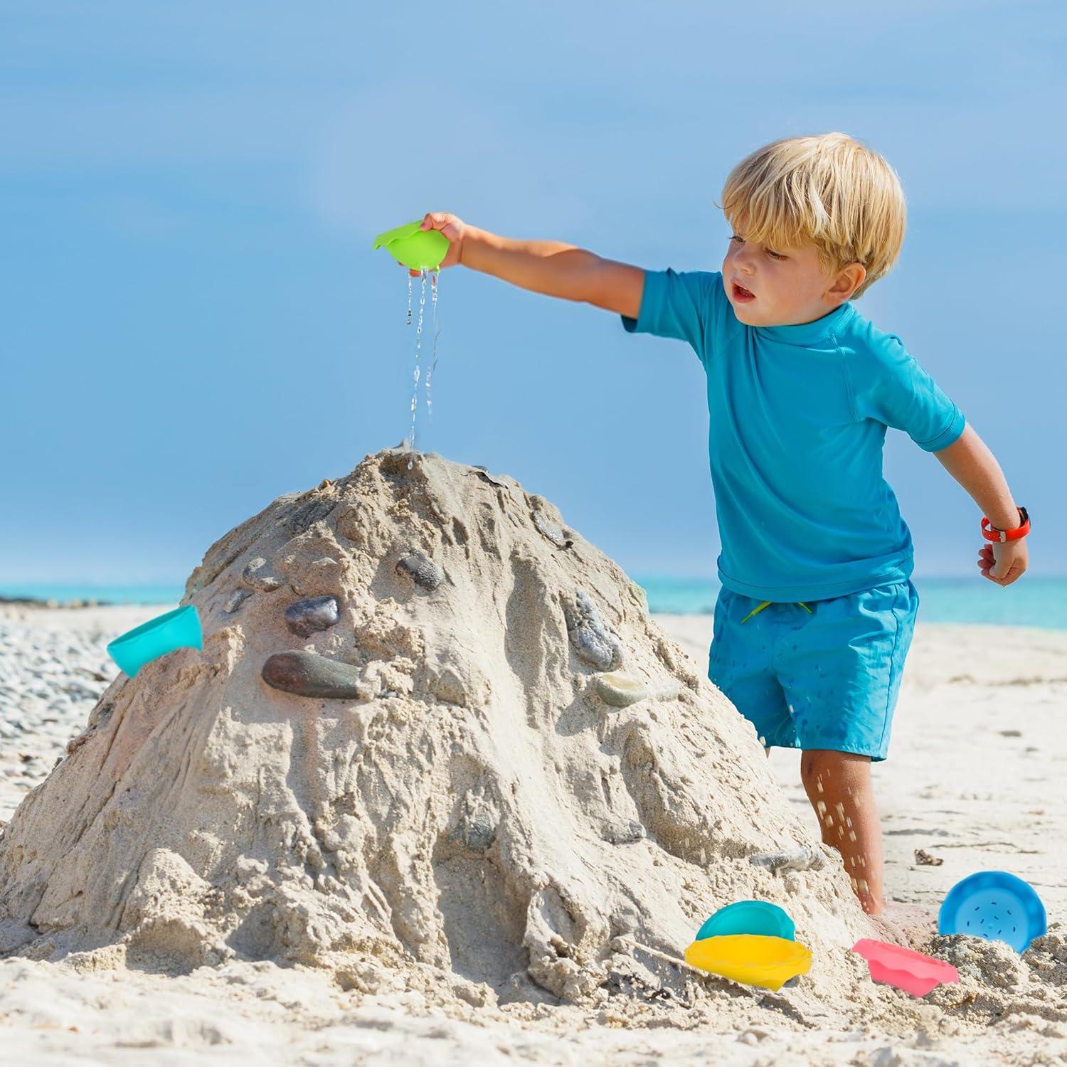 Juguete de baño apilable ArtCreativity 7 piezas colores pastel