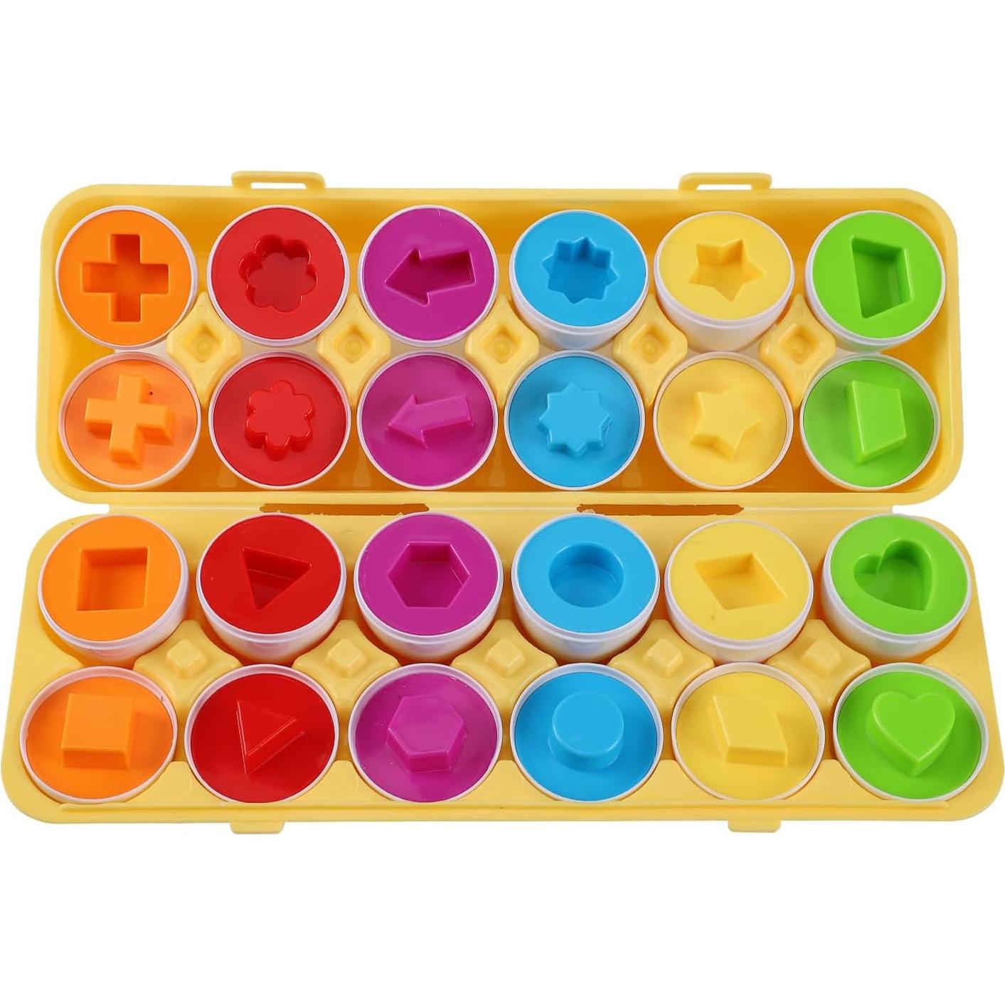 Juego de Huevos Coincidentes J-hong 12 Piezas Juguetes Educativos