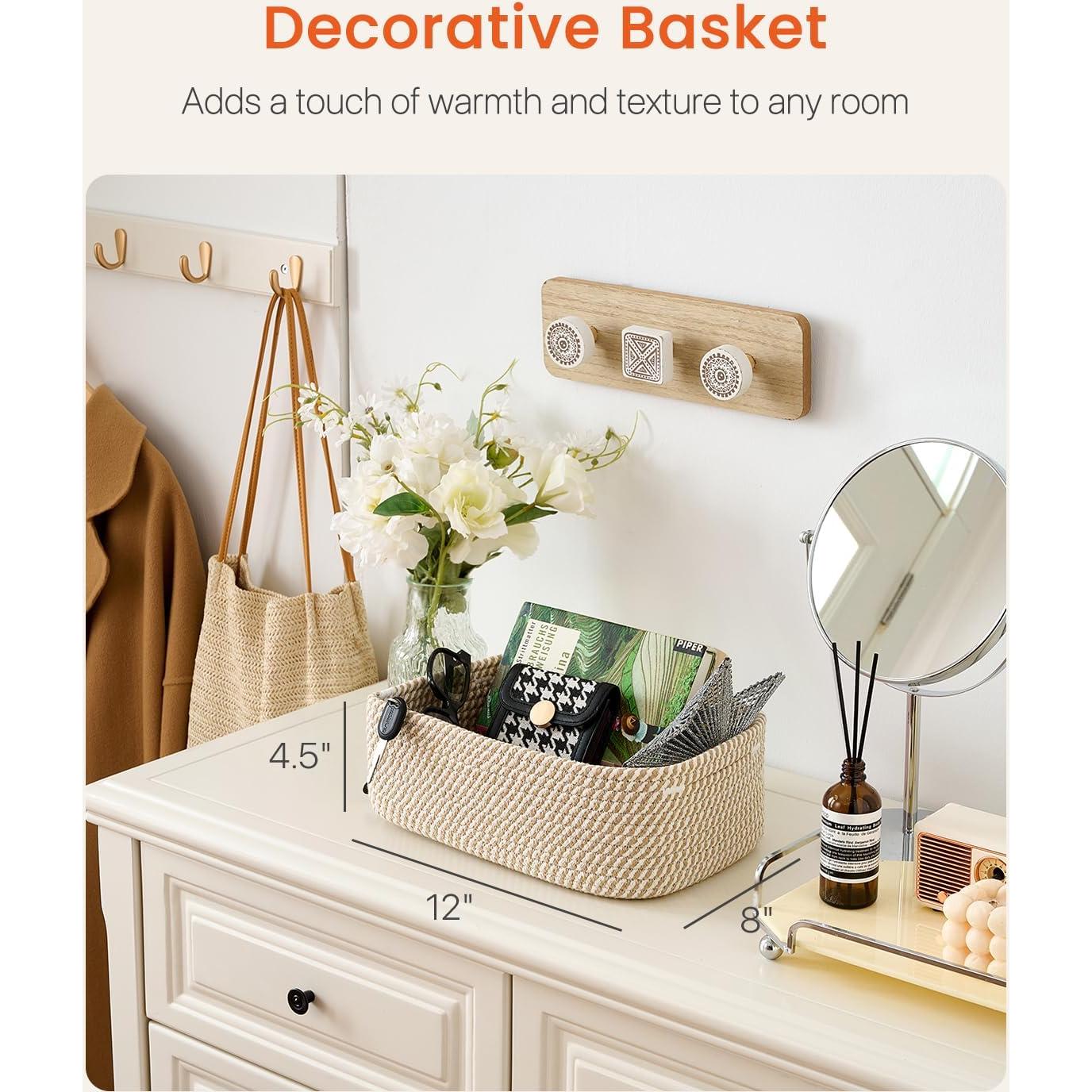 Cesta de Almacenamiento KALLAX 3 Unidades Marrón 30x20x11 cm