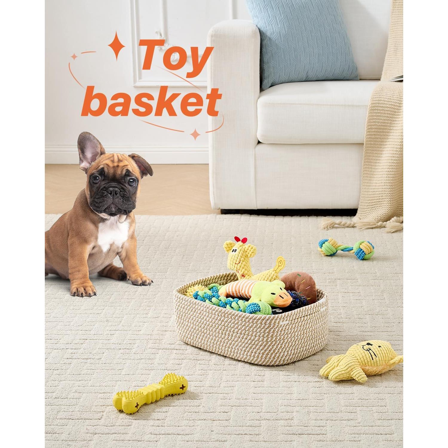 Cesta de Almacenamiento KALLAX 3 Unidades Marrón 30x20x11 cm