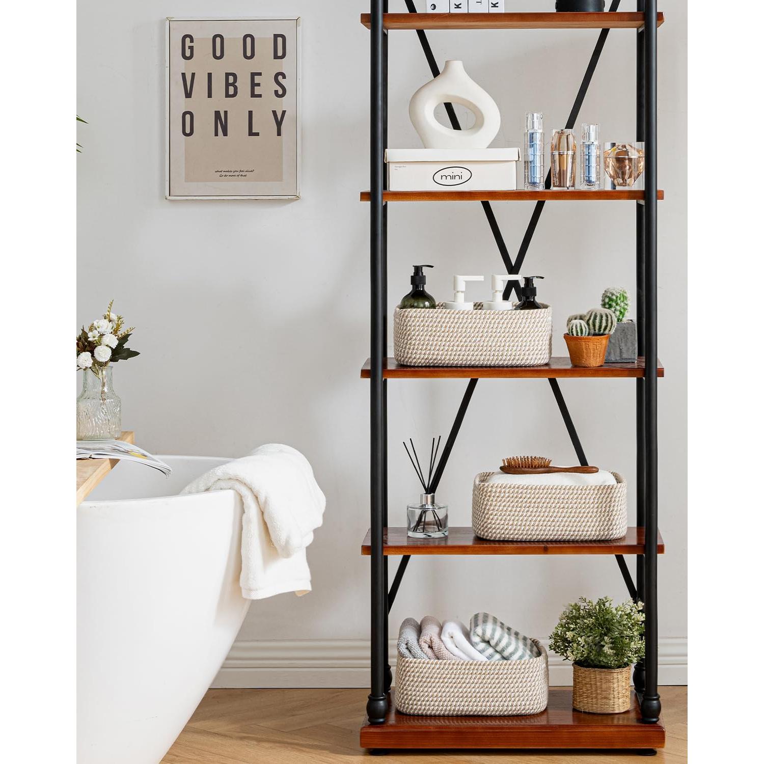 Cesta de Almacenamiento KALLAX 3 Unidades Marrón 30x20x11 cm