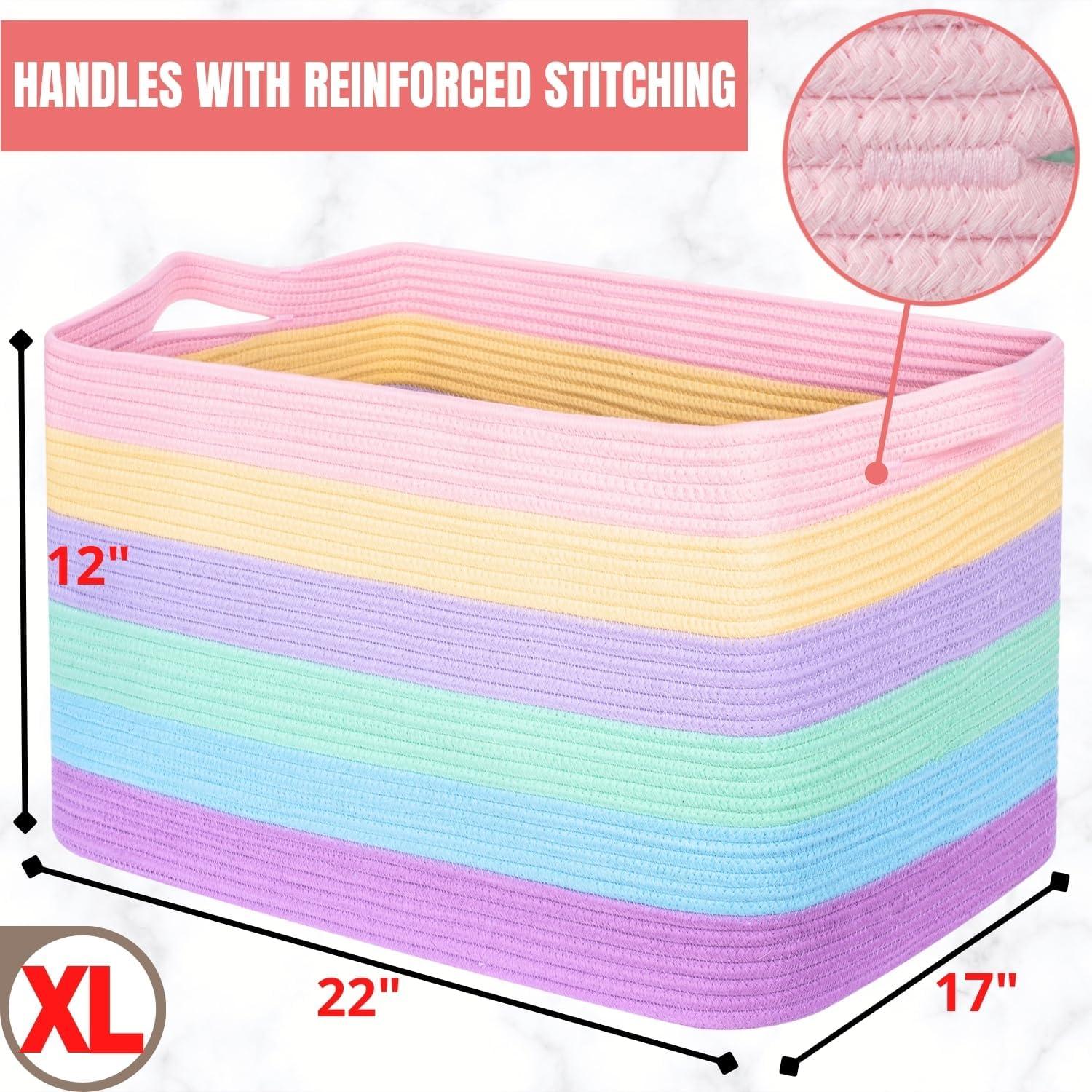 Cesta de Almacenamiento Extra Grande MINTWOOD 75L 56x43x30cm