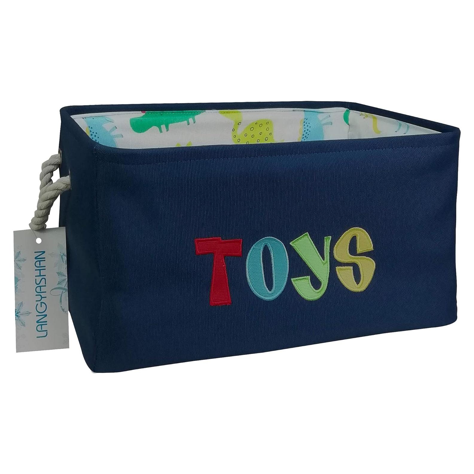 Caja de Almacenamiento Plegable LANGYASHAN 40x28x22 cm Juguetes Marinos