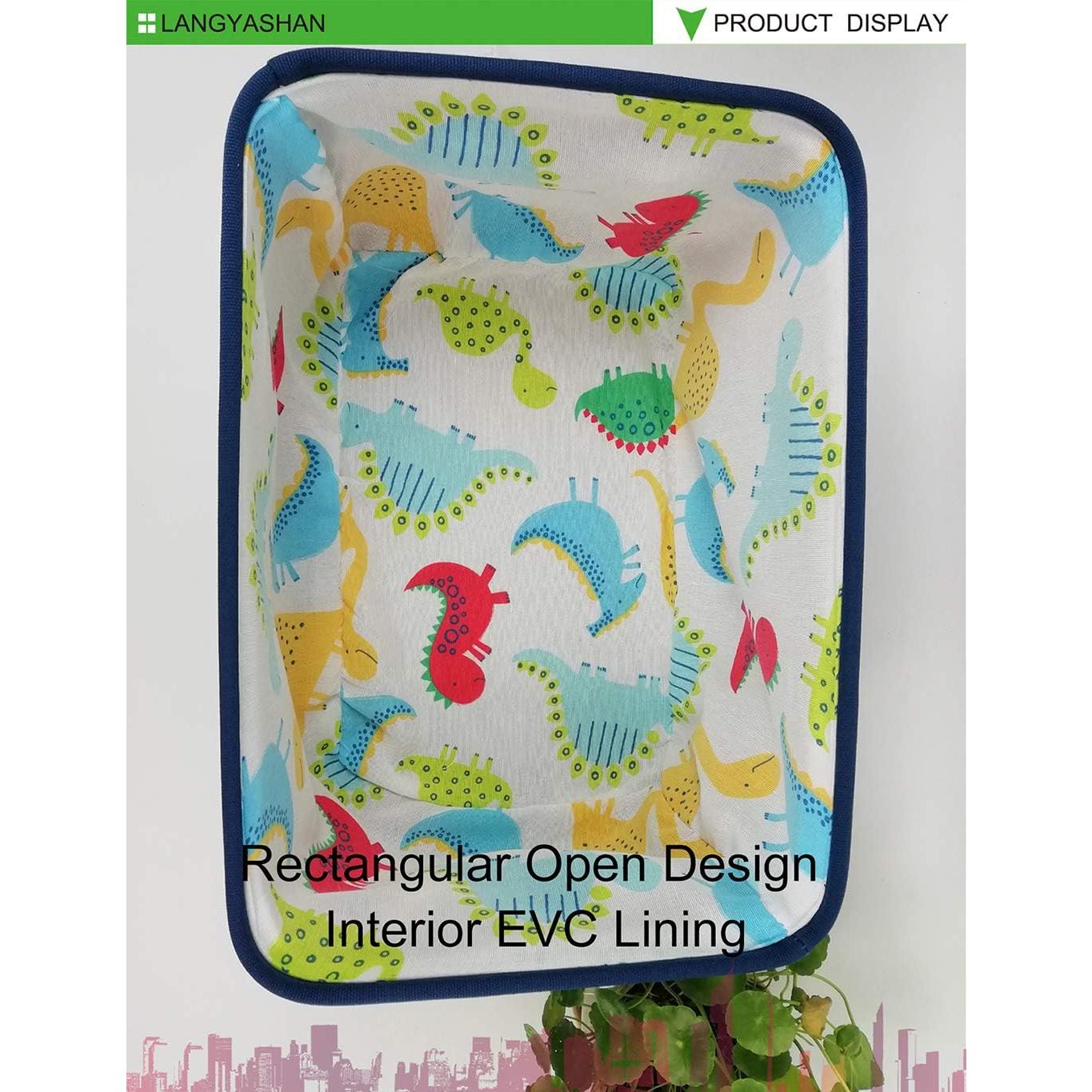 Caja de Almacenamiento Plegable LANGYASHAN 40x28x22 cm Juguetes Marinos