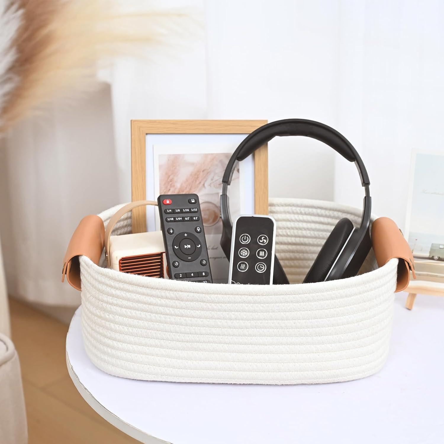 Juego de 6 Cestas de Almacenamiento Degeyoyo - Algodón Tejido