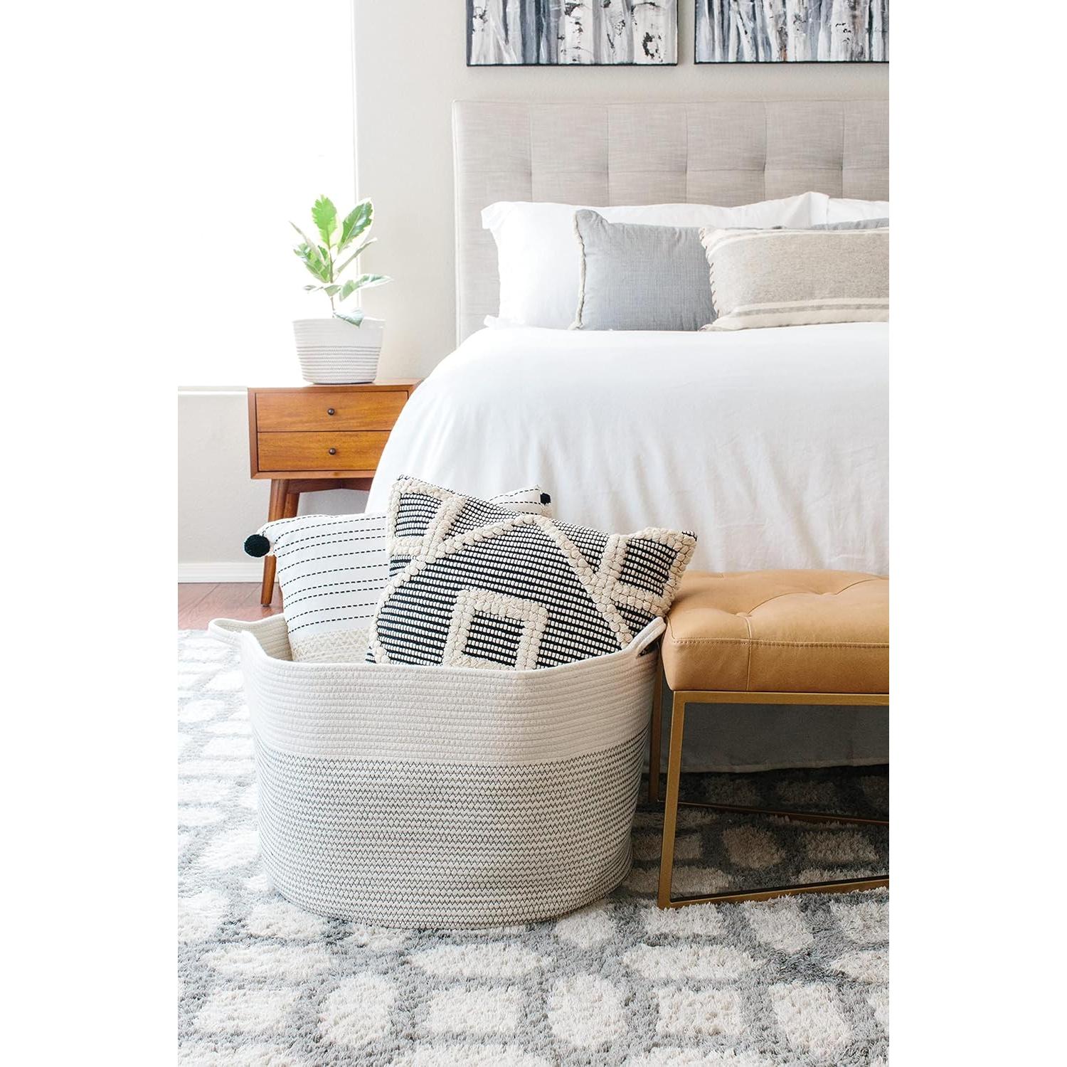 Cesta de Almacenamiento Little Hippo XXXL Algodón 83L