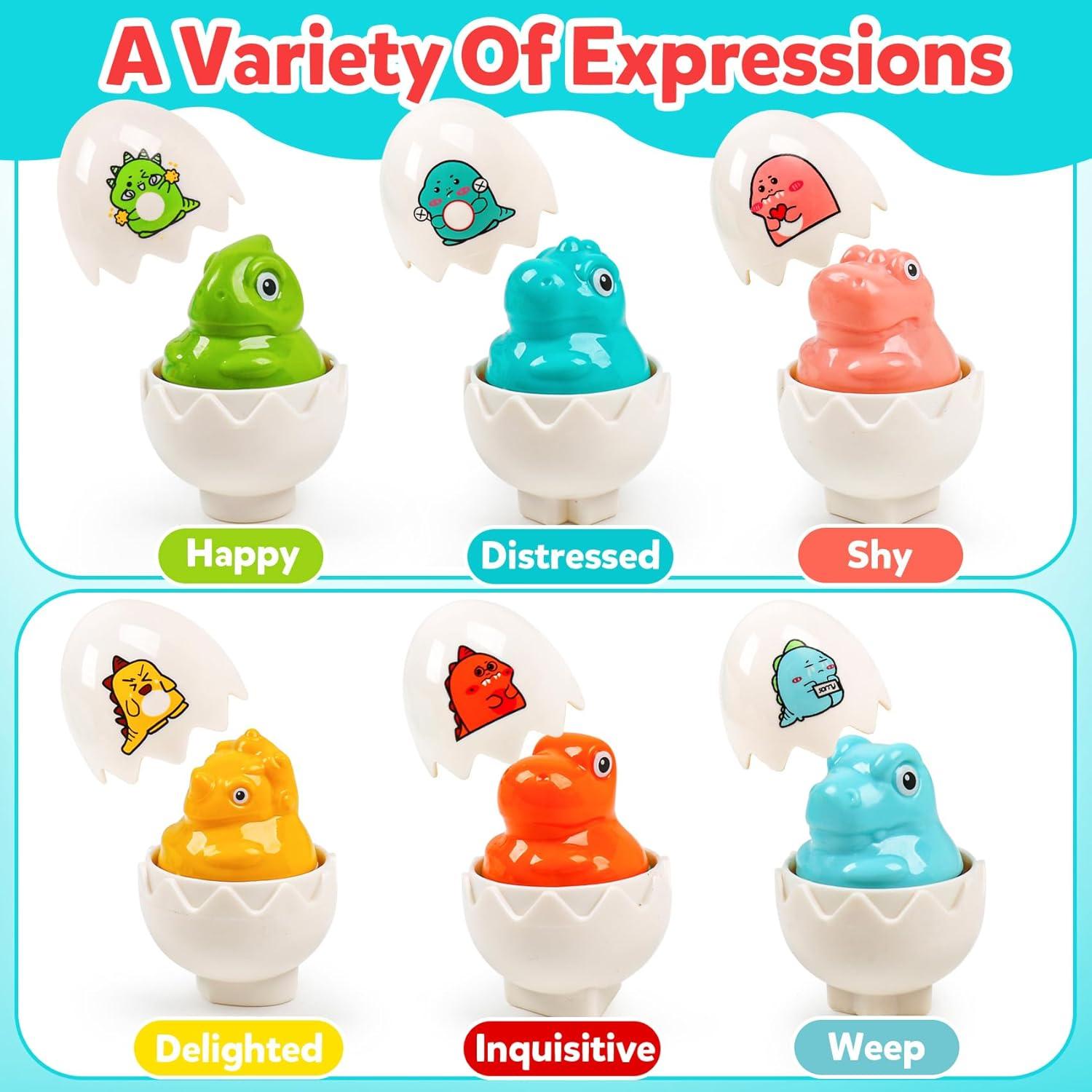 Juguetes Educativos de Dinosaurio NAODONGLI para Niños 1-3 Años