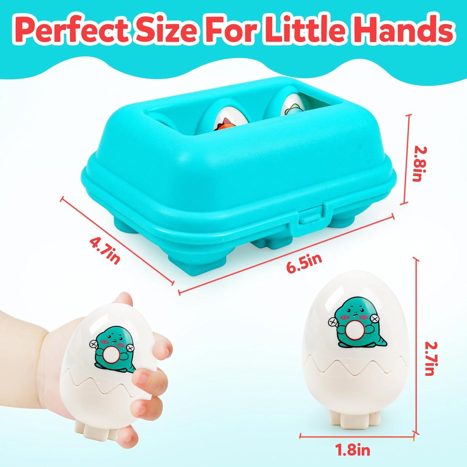 Juguetes Educativos de Dinosaurio NAODONGLI para Niños 1-3 Años