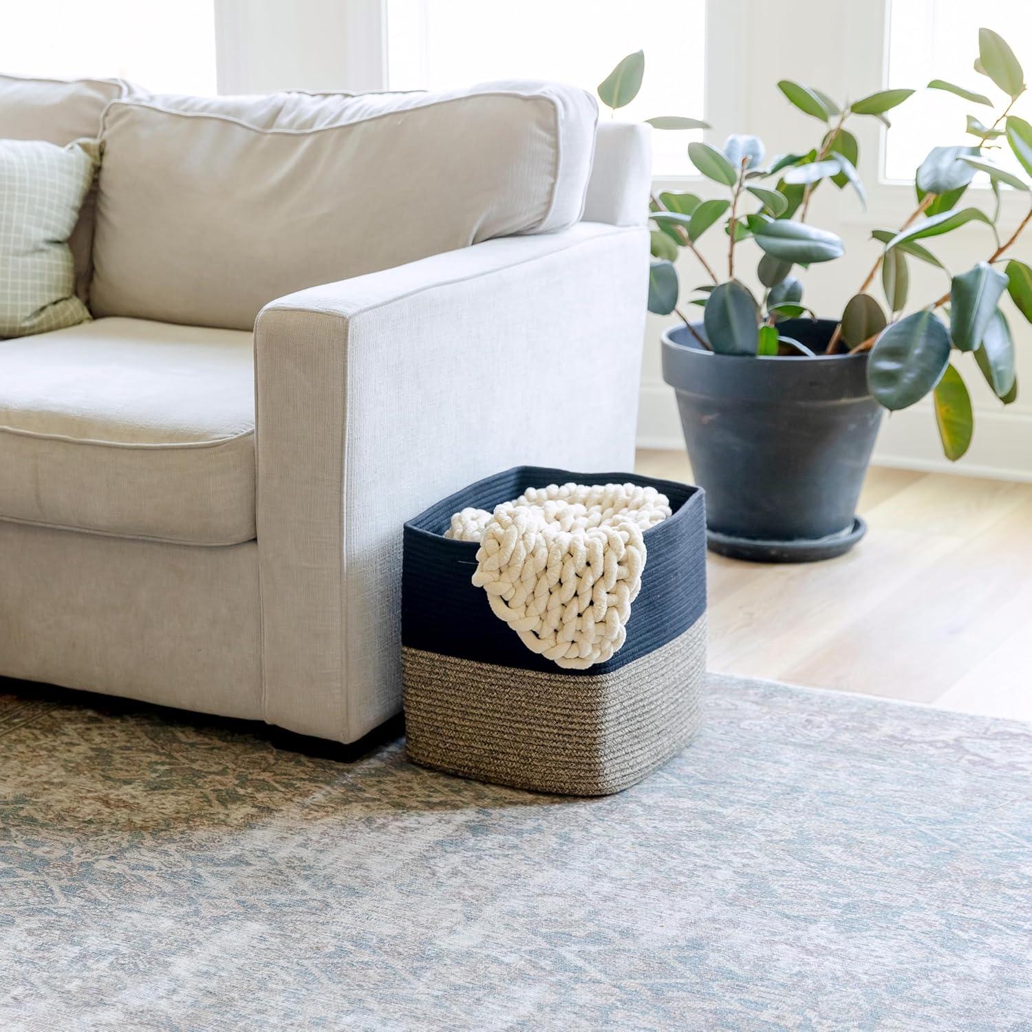 Cestas de Almacenamiento Kallax NaturalCozy 38x33 cm, 3 Piezas