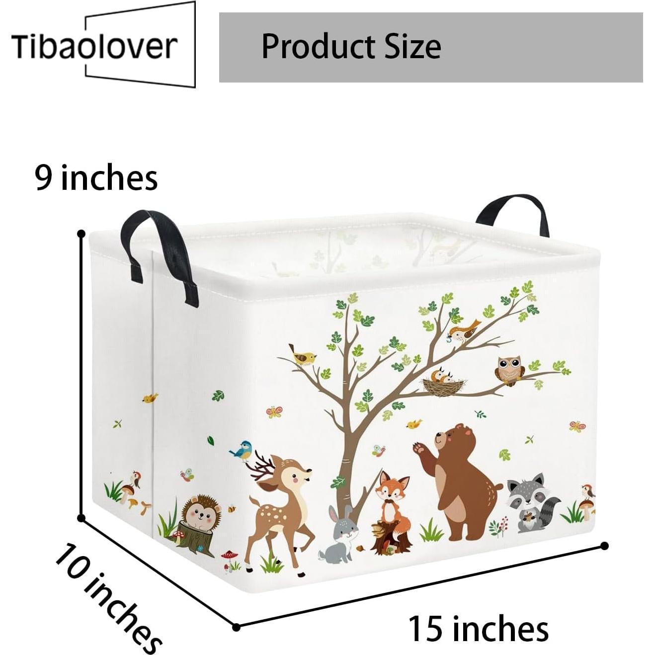 Cesta de Almacenamiento para Niños TIBAOLOVER 38x25x23cm