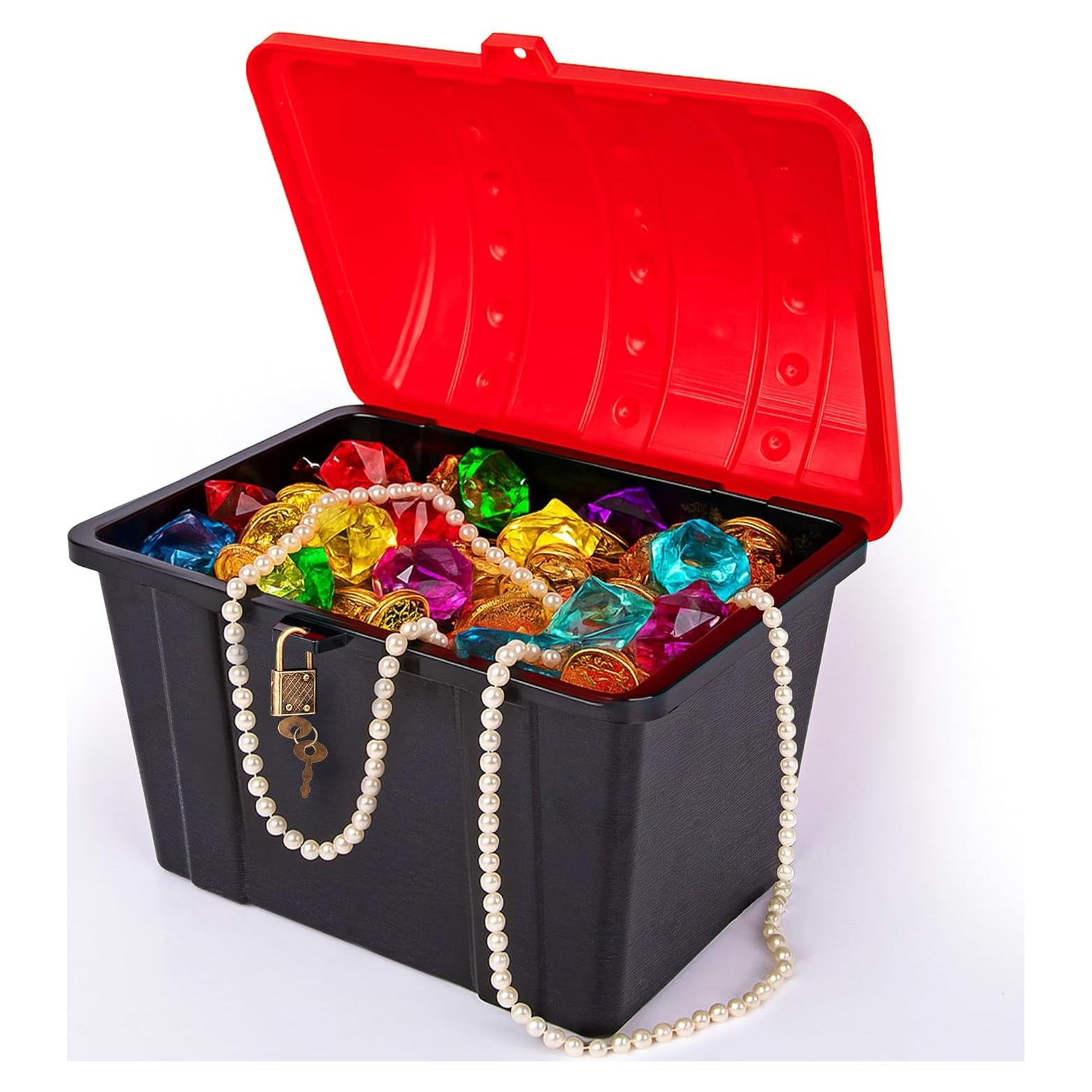 Caja del Tesoro ArtCreativity para Niños - Cofre Pirata 23.5x19x17.8cm