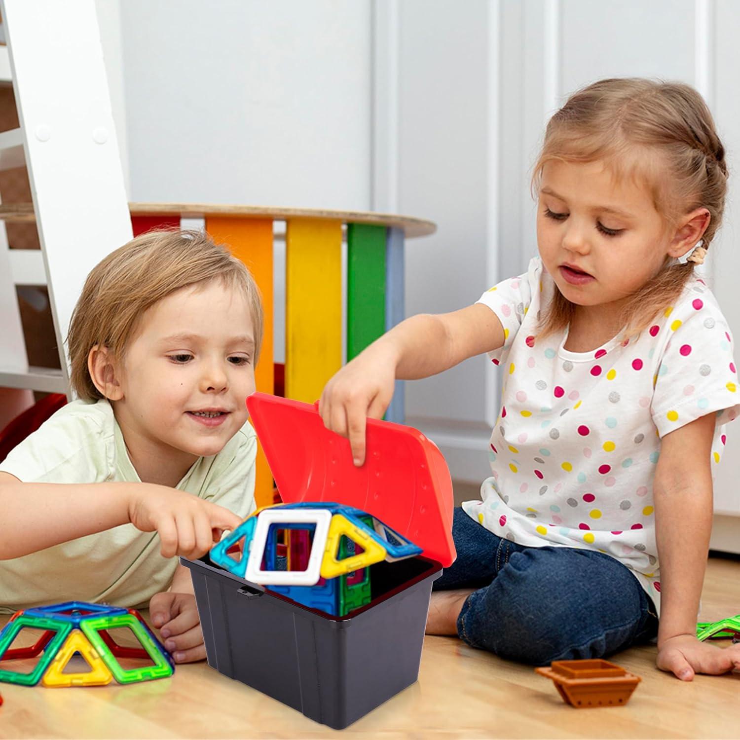 Caja del Tesoro ArtCreativity para Niños - Cofre Pirata 23.5x19x17.8cm