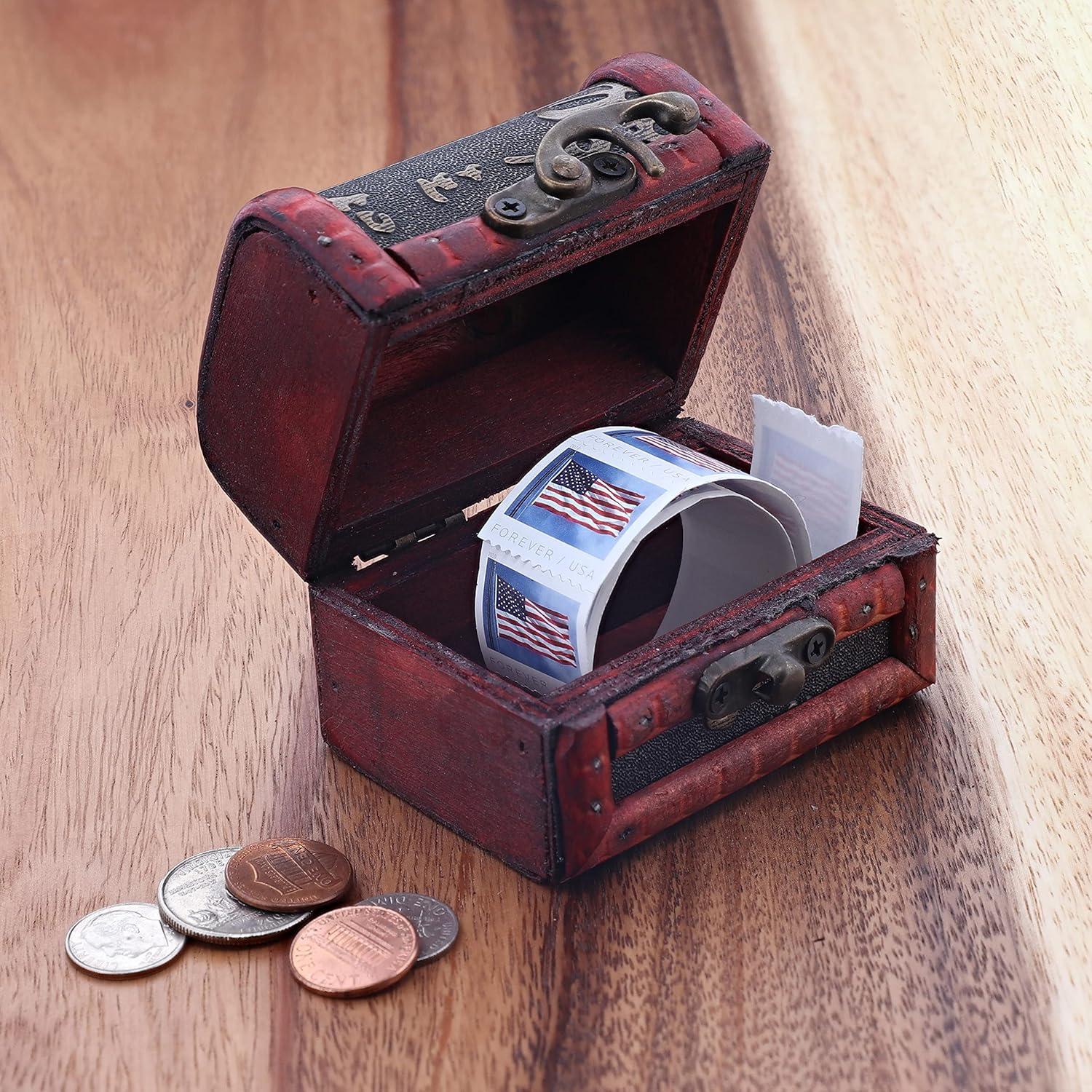 Cofre de Almacenamiento de Madera Colección SandT - Set de 6