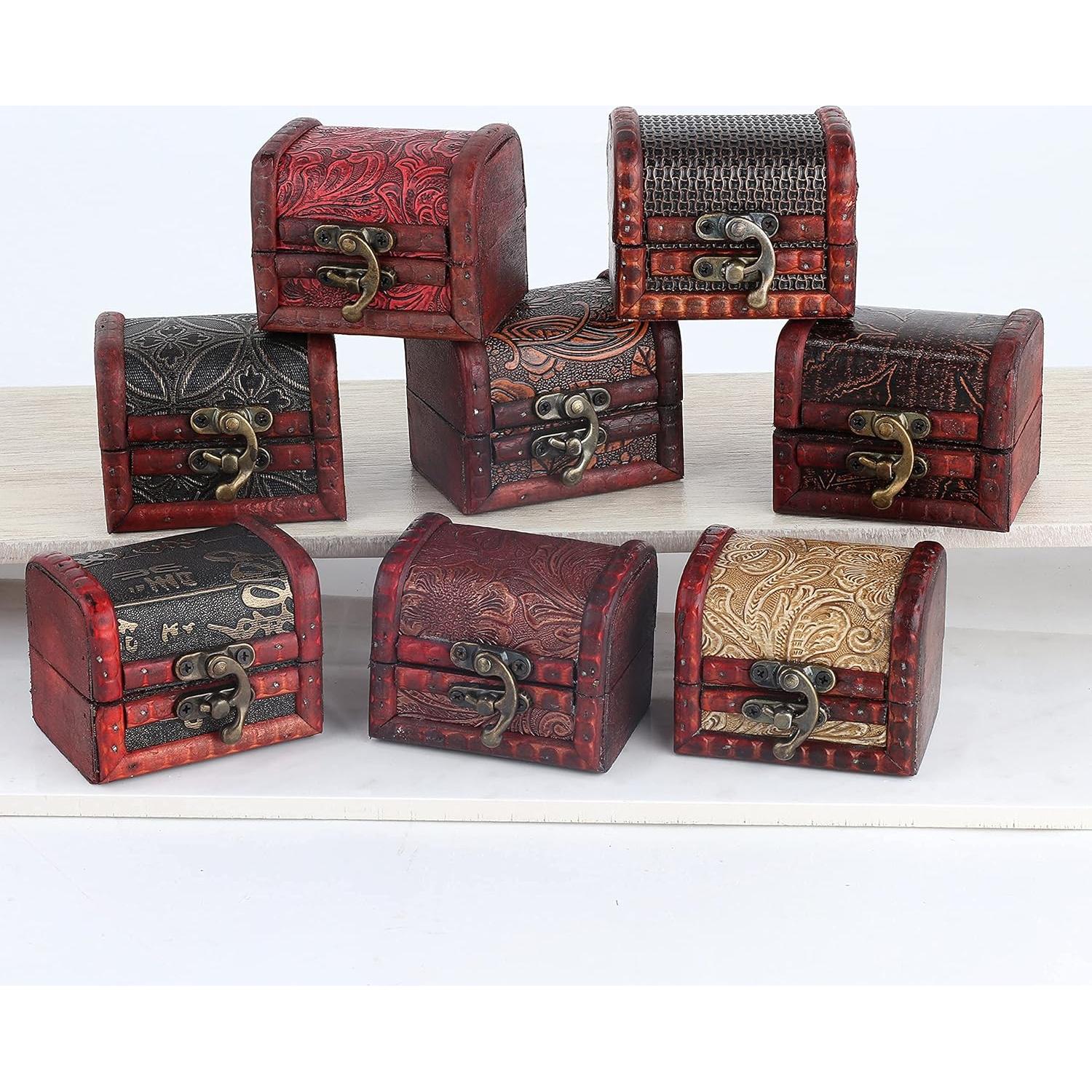 Cofre de Almacenamiento de Madera Colección SandT - Set de 6