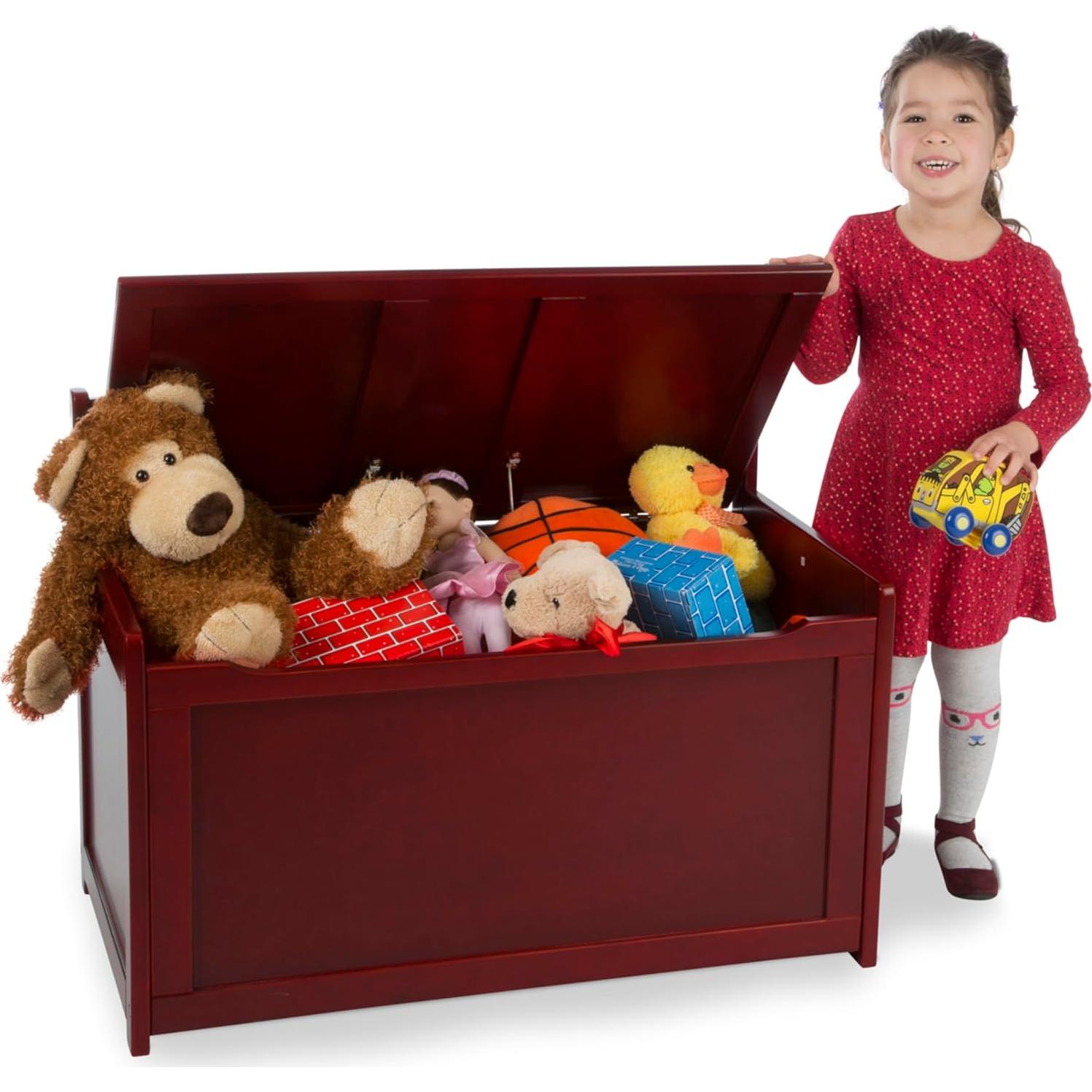 Cofre de Juguetes de Madera Melissa & Doug Espresso 127.4L