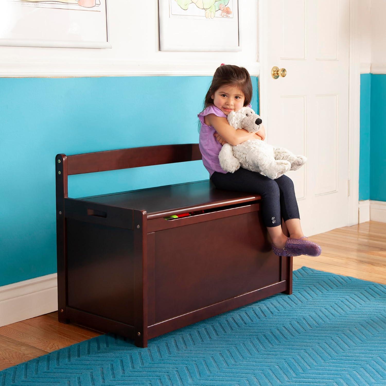 Cofre de Juguetes de Madera Melissa & Doug Espresso 127.4L