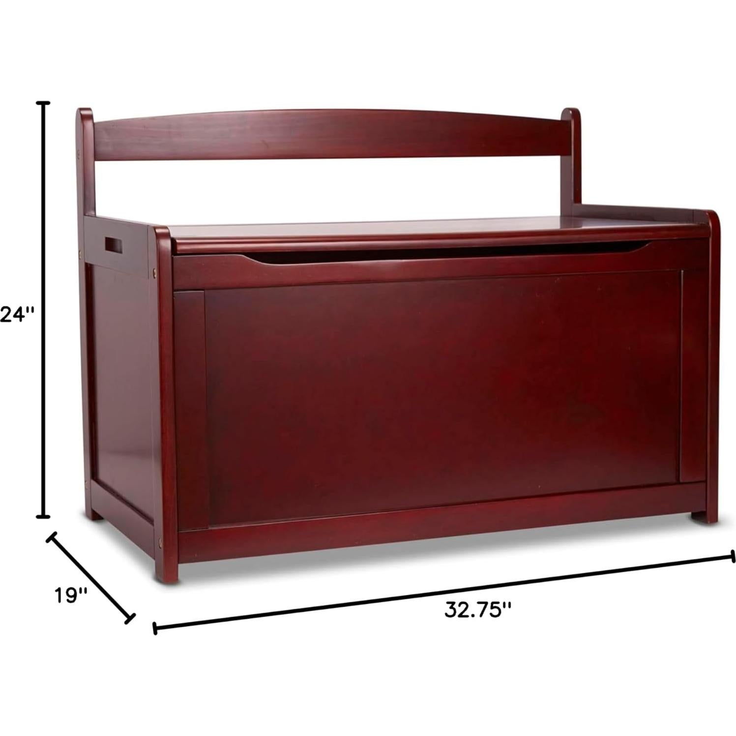 Cofre de Juguetes de Madera Melissa & Doug Espresso 127.4L