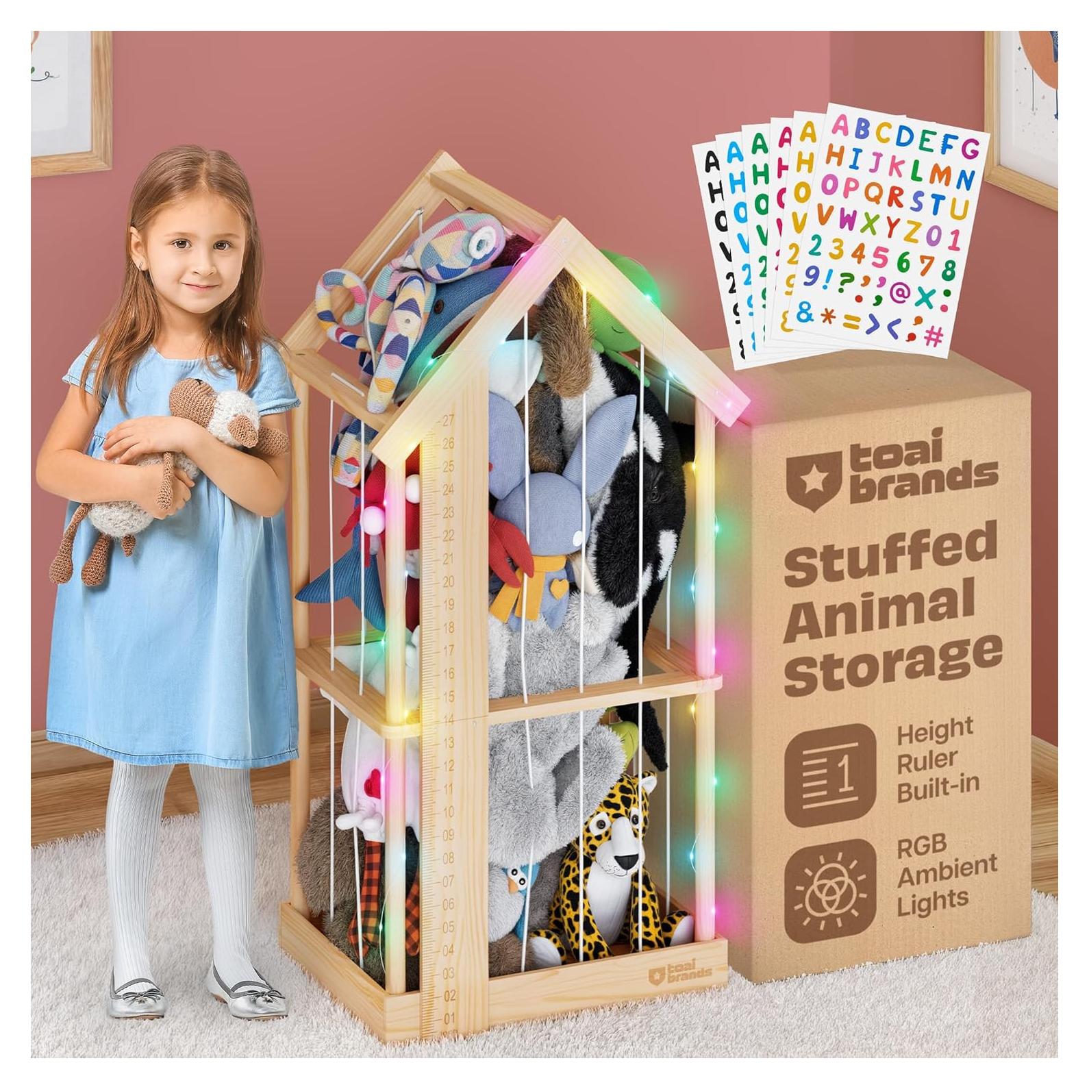 Jaula de Almacenamiento de Peluches ToAIBrands Pequeña 90 cm