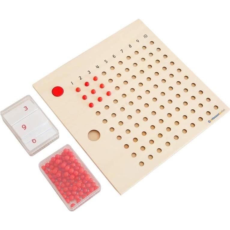 Tablero de Cuentas de Multiplicación Montessori Outlet - 100 Cuentas