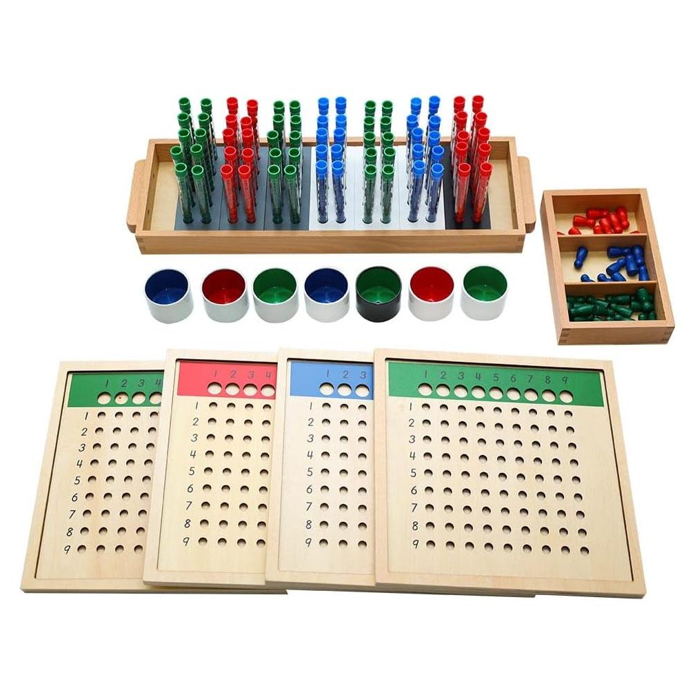 Tablero de División Montessori Kghios para Niños 3-10 Años