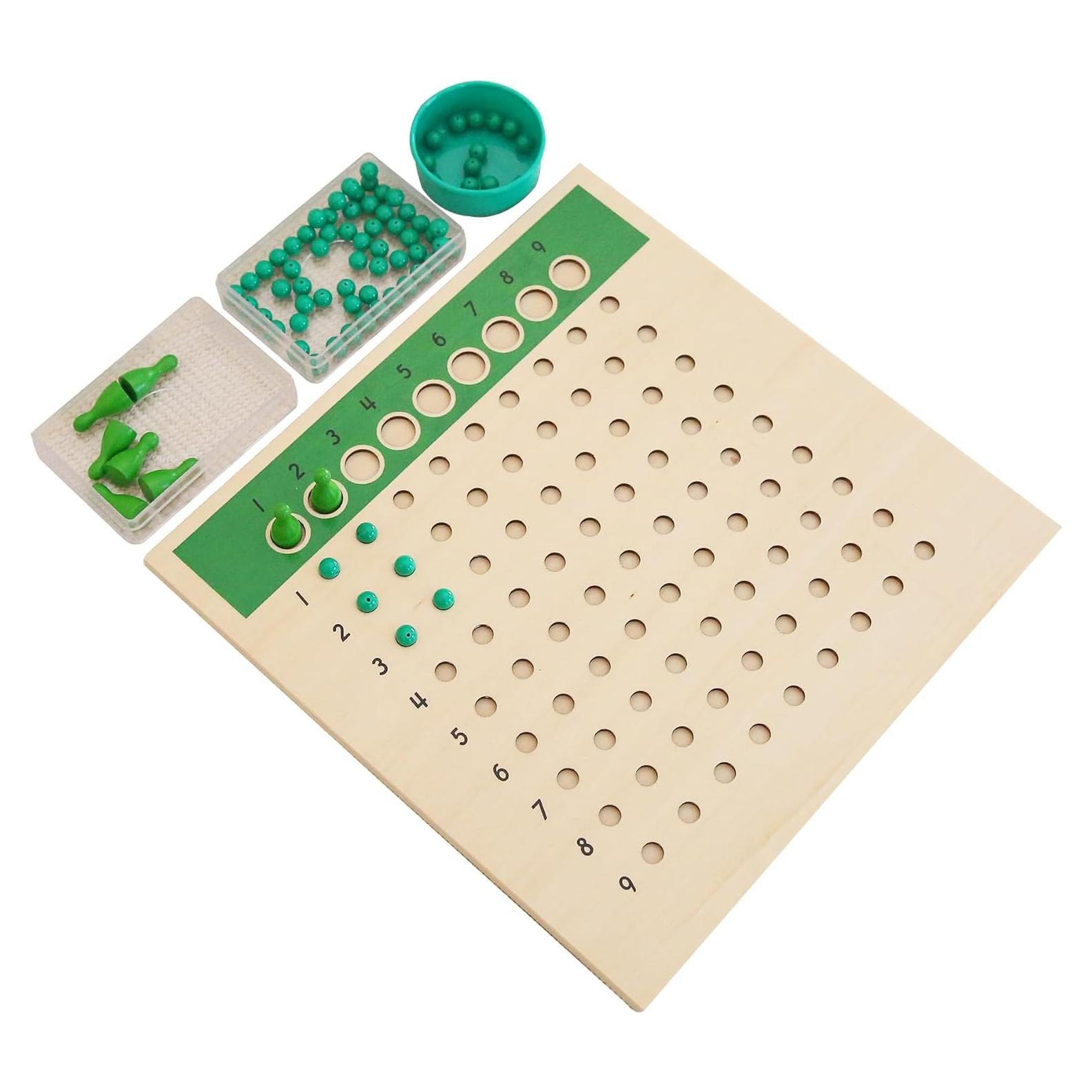 Tablero de División Montessori Outlet 25x25 cm para Niños 3-12 Años