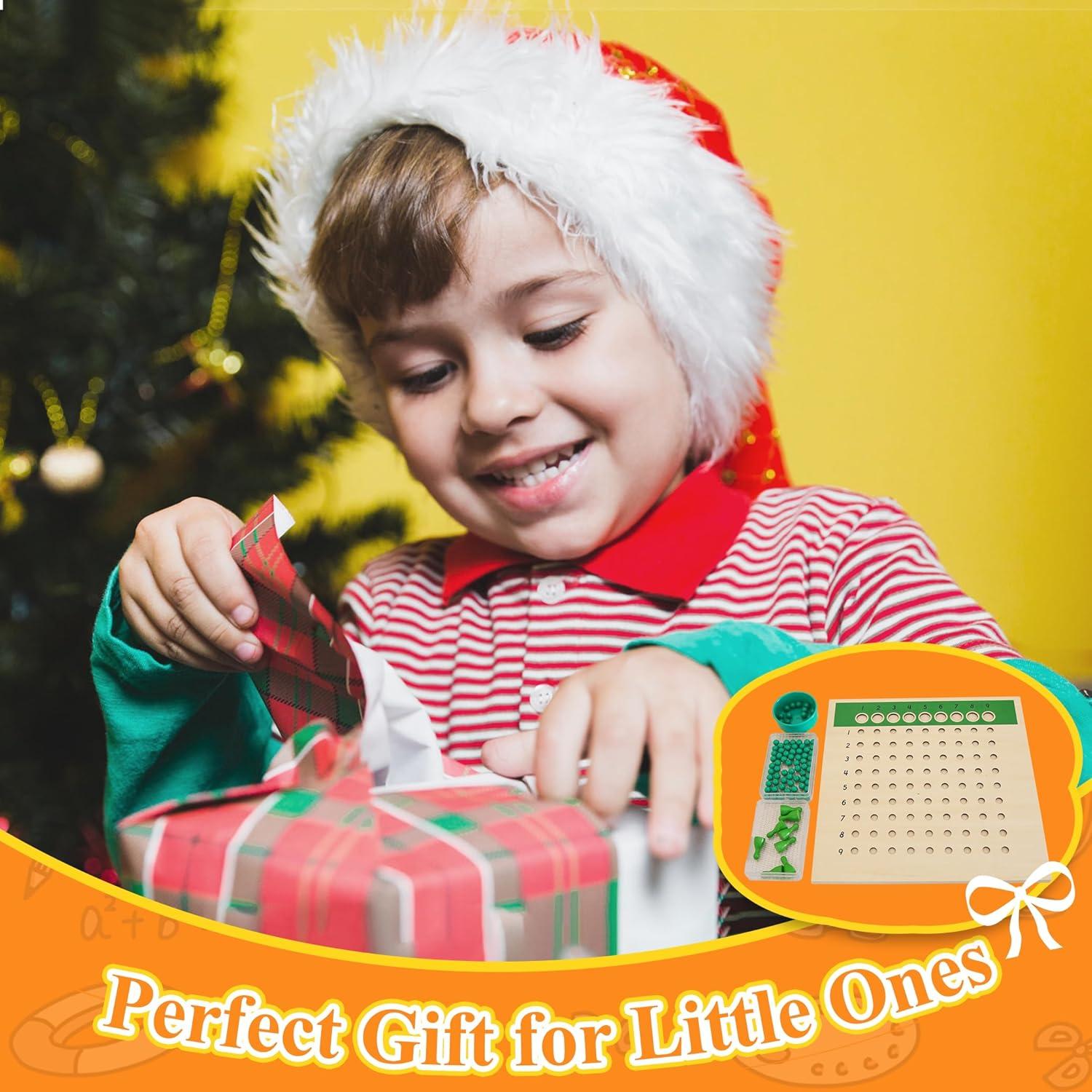 Tablero de División Montessori Outlet 25x25 cm para Niños 3-12 Años