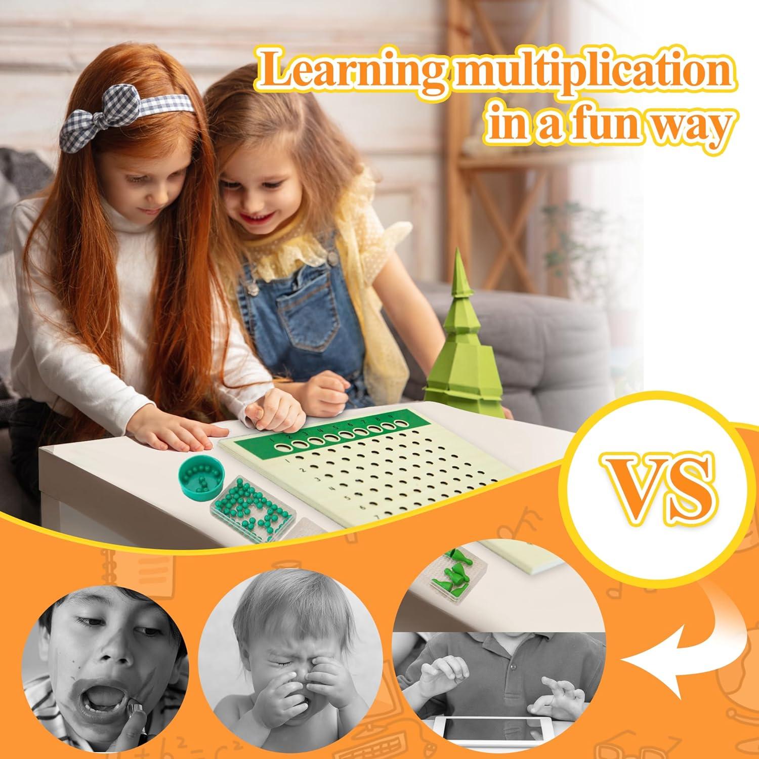 Tablero de División Montessori Outlet 25x25 cm para Niños 3-12 Años