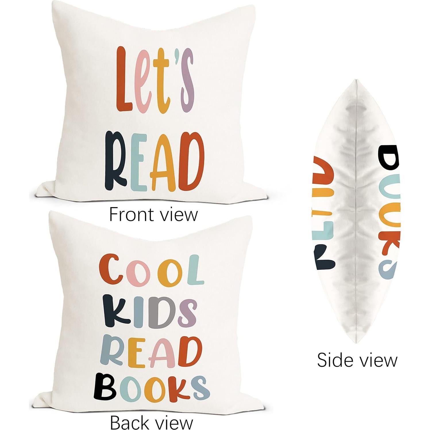 Fundas de Cojín Decorativas Rusenbao 45x45 cm Niña Escolar