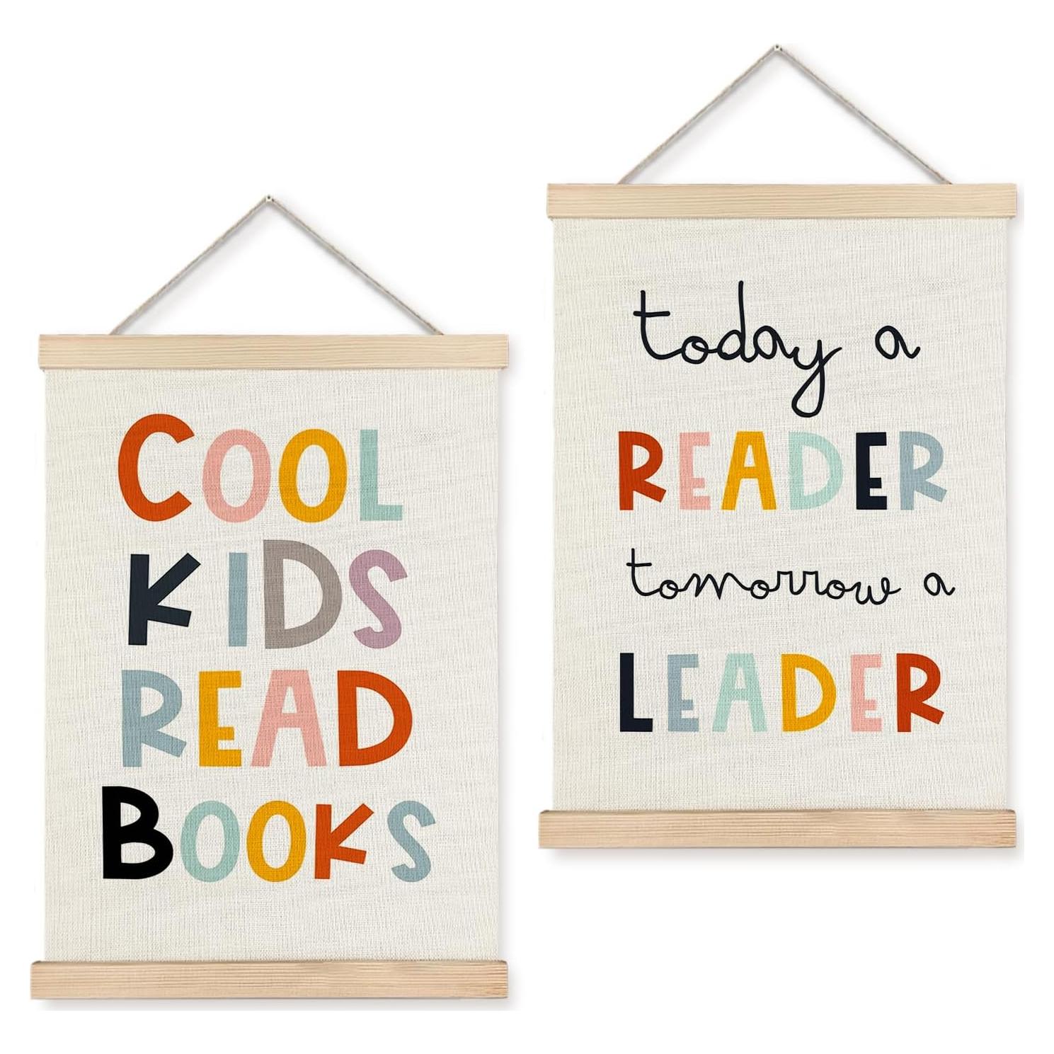 Marco de Colgar Póster LUVADIAN Niños Geniales 30x40 cm Set 2