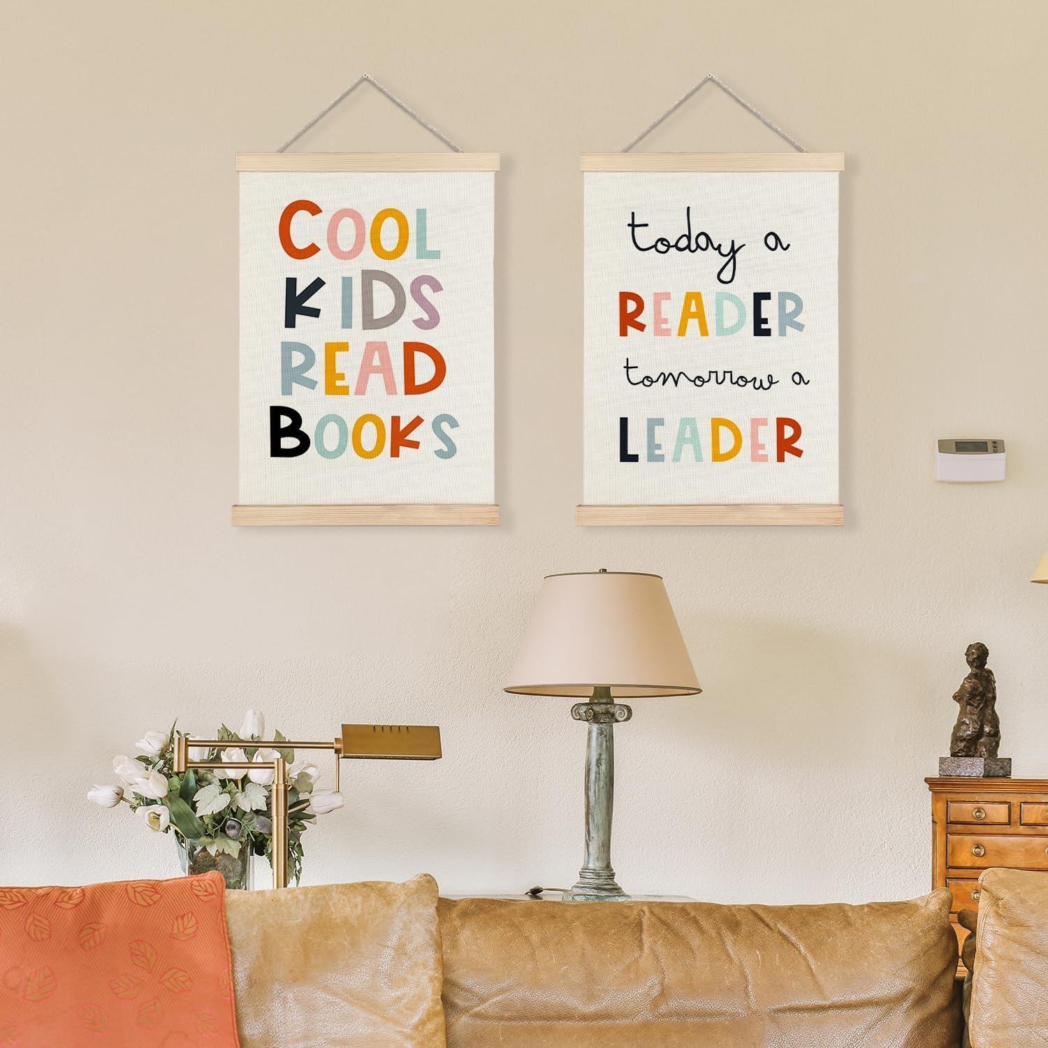 Marco de Colgar Póster LUVADIAN Niños Geniales 30x40 cm Set 2