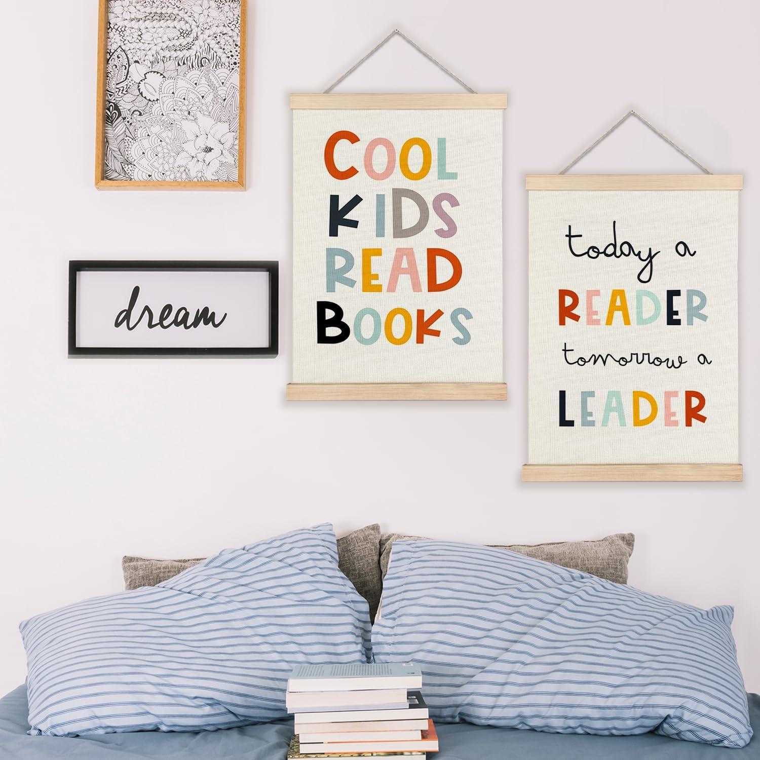 Marco de Colgar Póster LUVADIAN Niños Geniales 30x40 cm Set 2