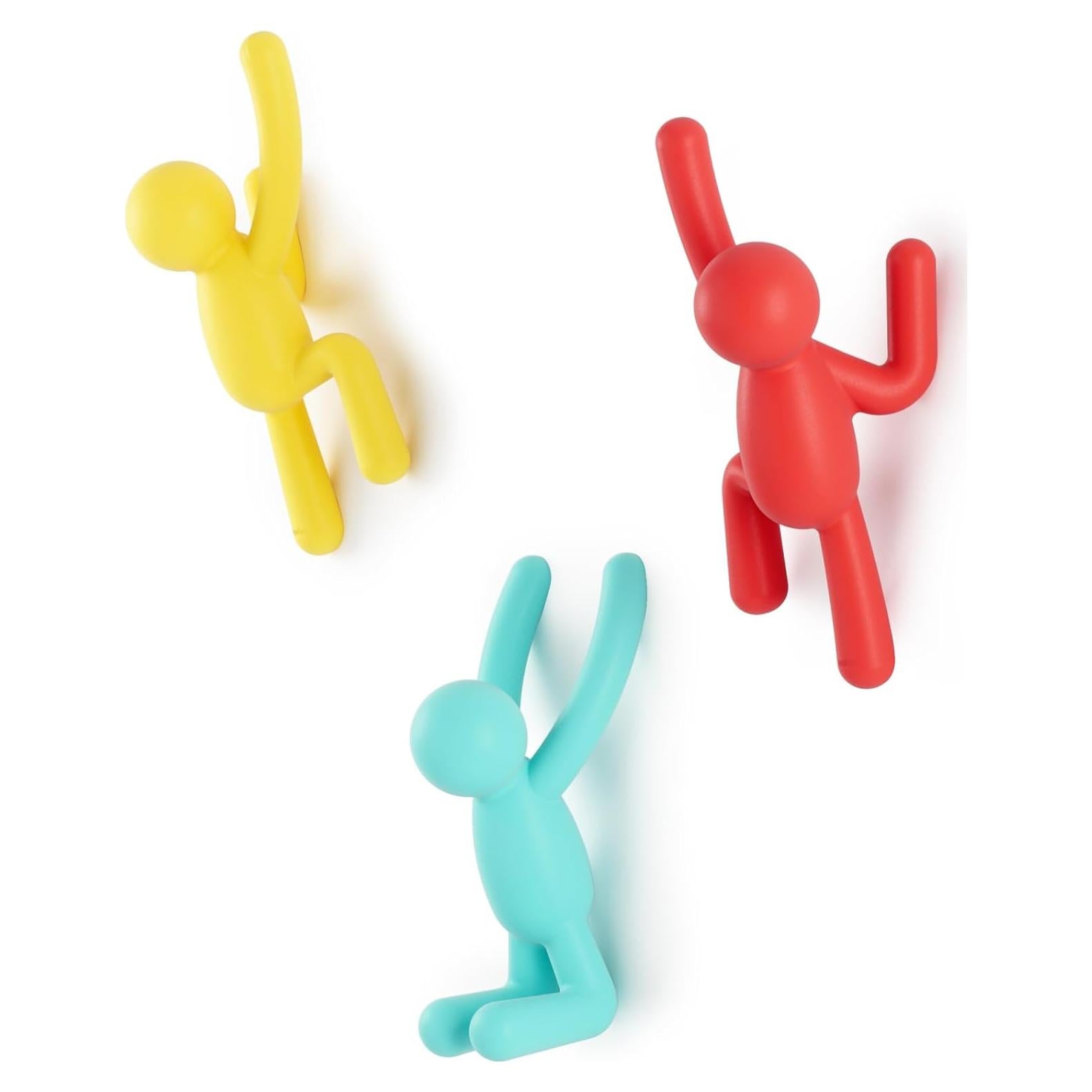 Ganchos de Pared Umbra Buddy Set de 3 Multicolores 2.3 kg