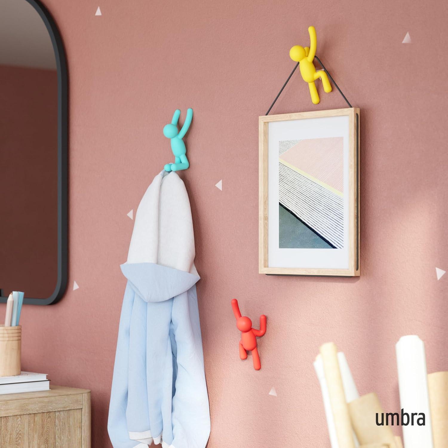 Ganchos de Pared Umbra Buddy Set de 3 Multicolores 2.3 kg
