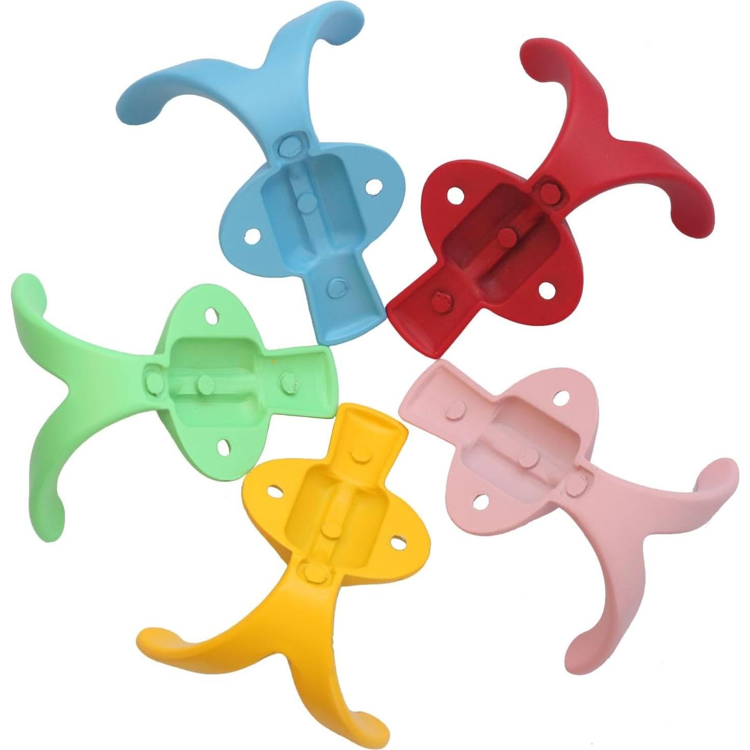 Ganchos de Pared Coloridos ImyHok - 5 Ganchos Dobles para Niños