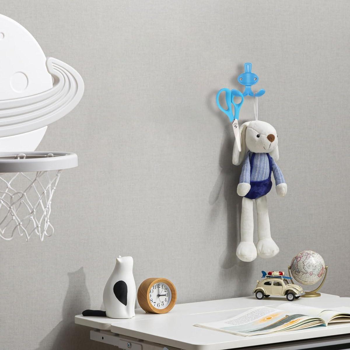 Ganchos de Pared Coloridos ImyHok - 5 Ganchos Dobles para Niños