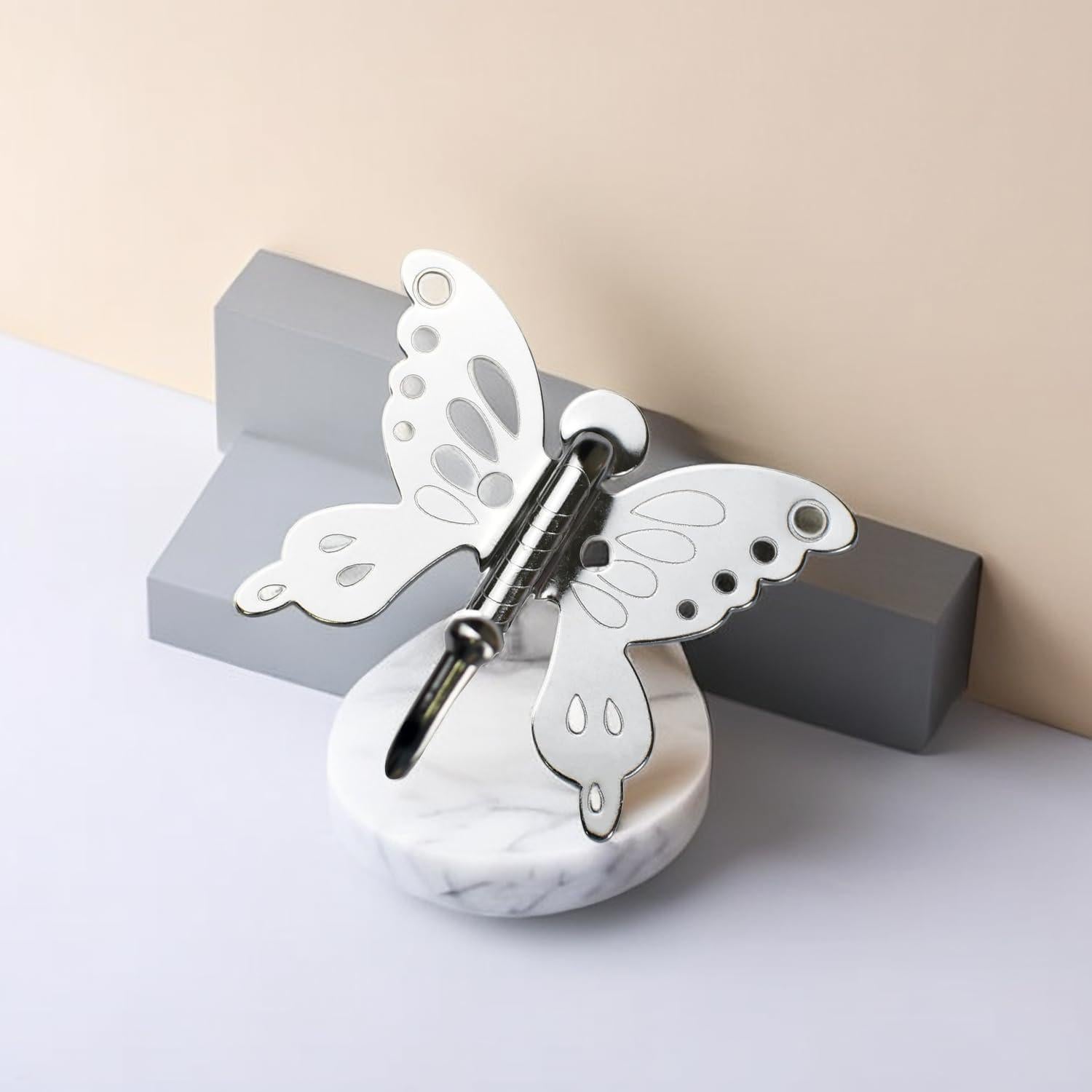 Ganchos de Pared SUNUNICO Mariposa 5 Piezas Acero Inoxidable