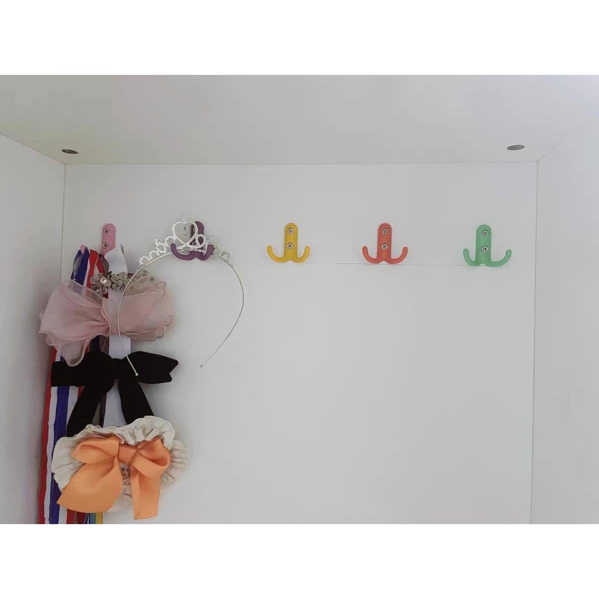 Gancho de abrigo para niños ImyHok 8 Pack Colorido Metal