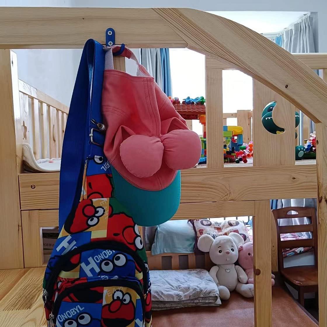 Gancho de abrigo para niños ImyHok 8 Pack Colorido Metal