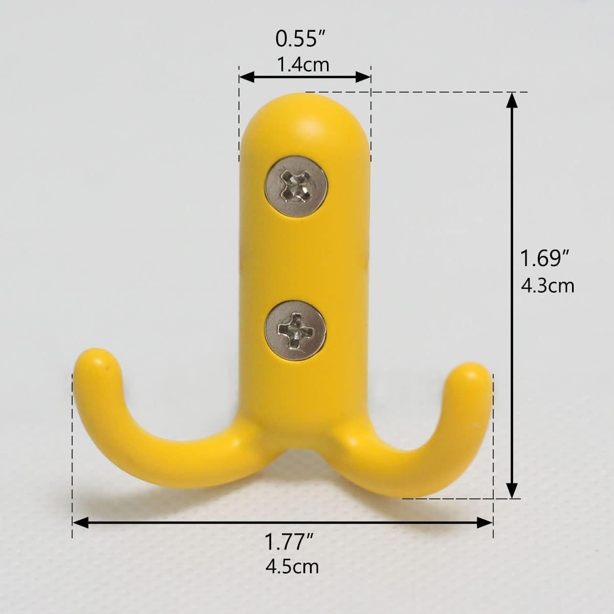 Gancho de abrigo para niños ImyHok 8 Pack Colorido Metal